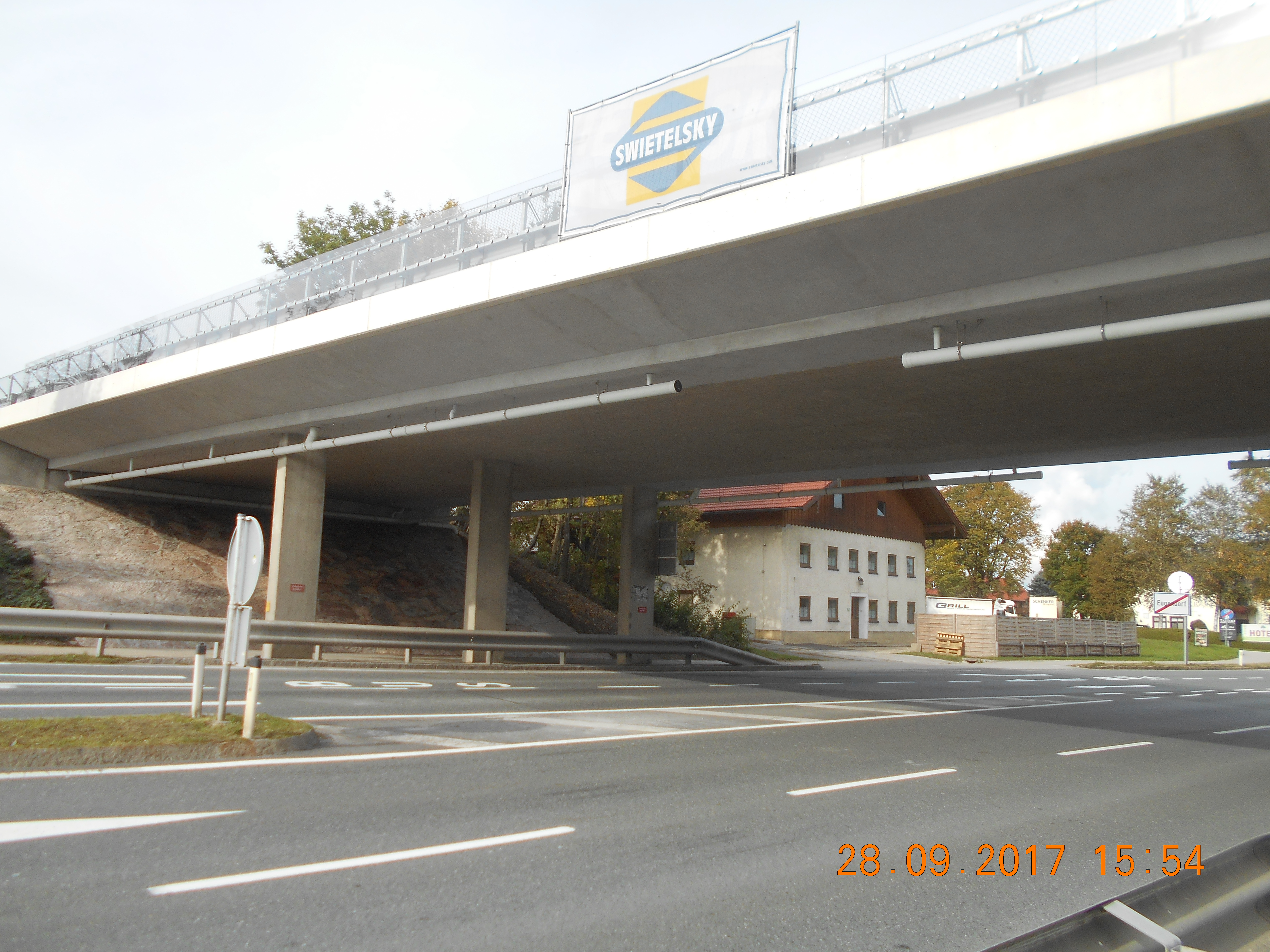 Unterführung B1 Eugendorf - Stavby silnic a mostů