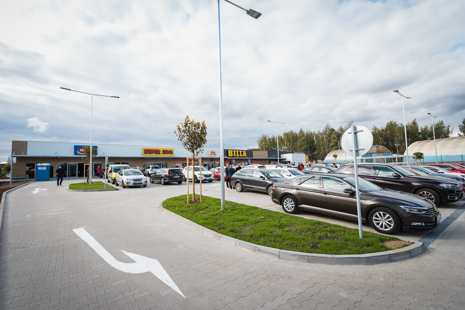 Retail park Vinoř - Pozemní stavby