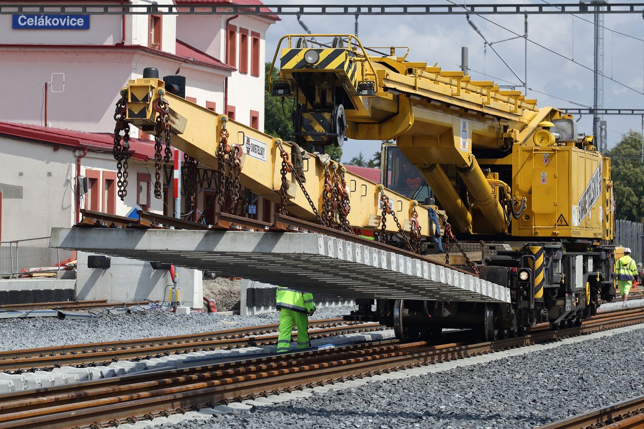 Optimalizace trati Lysá nad Labem – Praha Vysočany, 2. stavba / I. část žel. stanice Čelákovice  - Železniční stavby Optimalizace trati Lysá nad Labem – Praha Vysočany, 2. stavba / I. část žel. stanice Čelákovice  - Železniční stavby