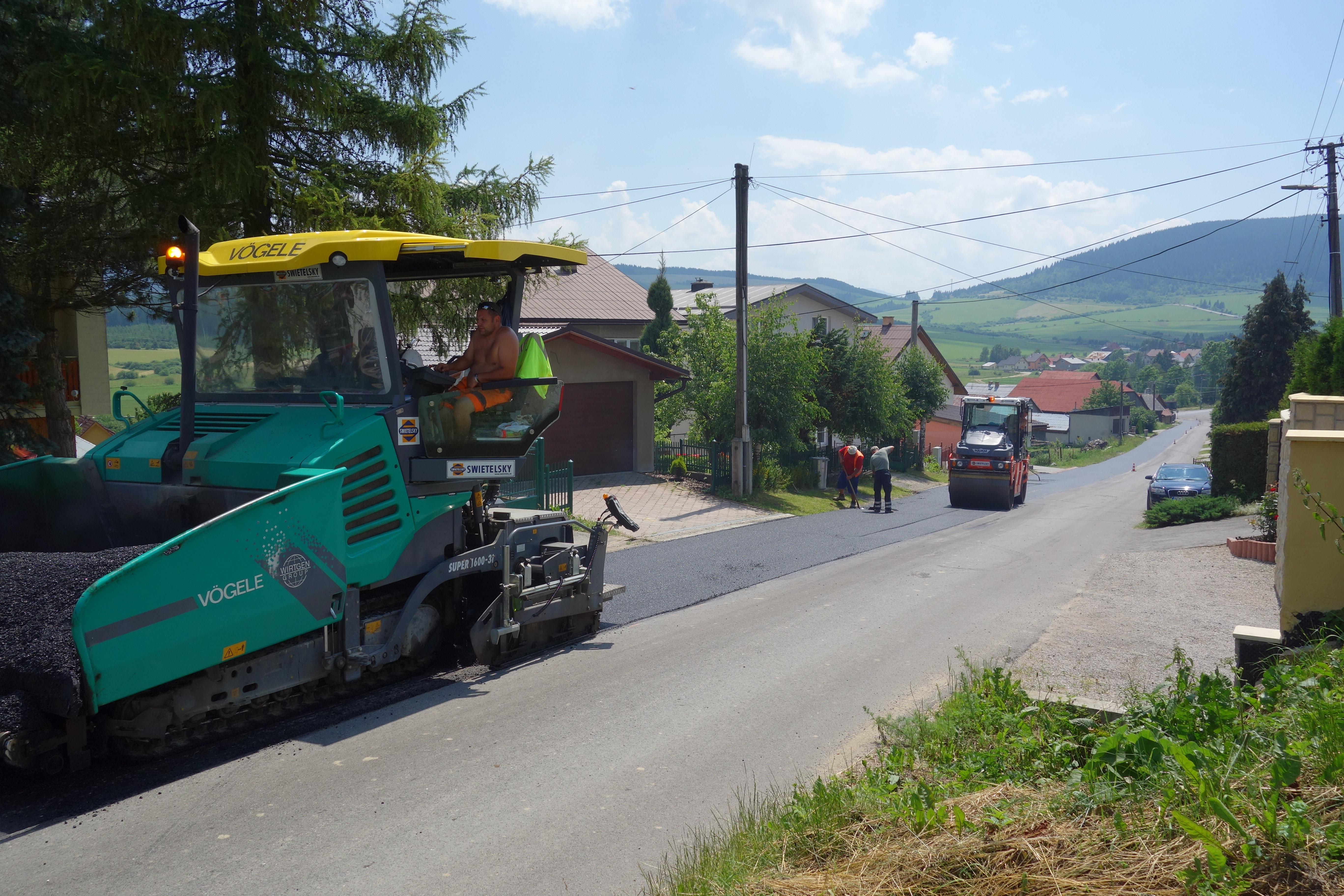 Rekonštrukcia cesty III/2284 Hruštín - Vaňovka - Stavby silnic a mostů