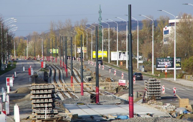 Modernizácia električkových tratí - Dúbravsko - Karloveská radiála - Železniční stavby