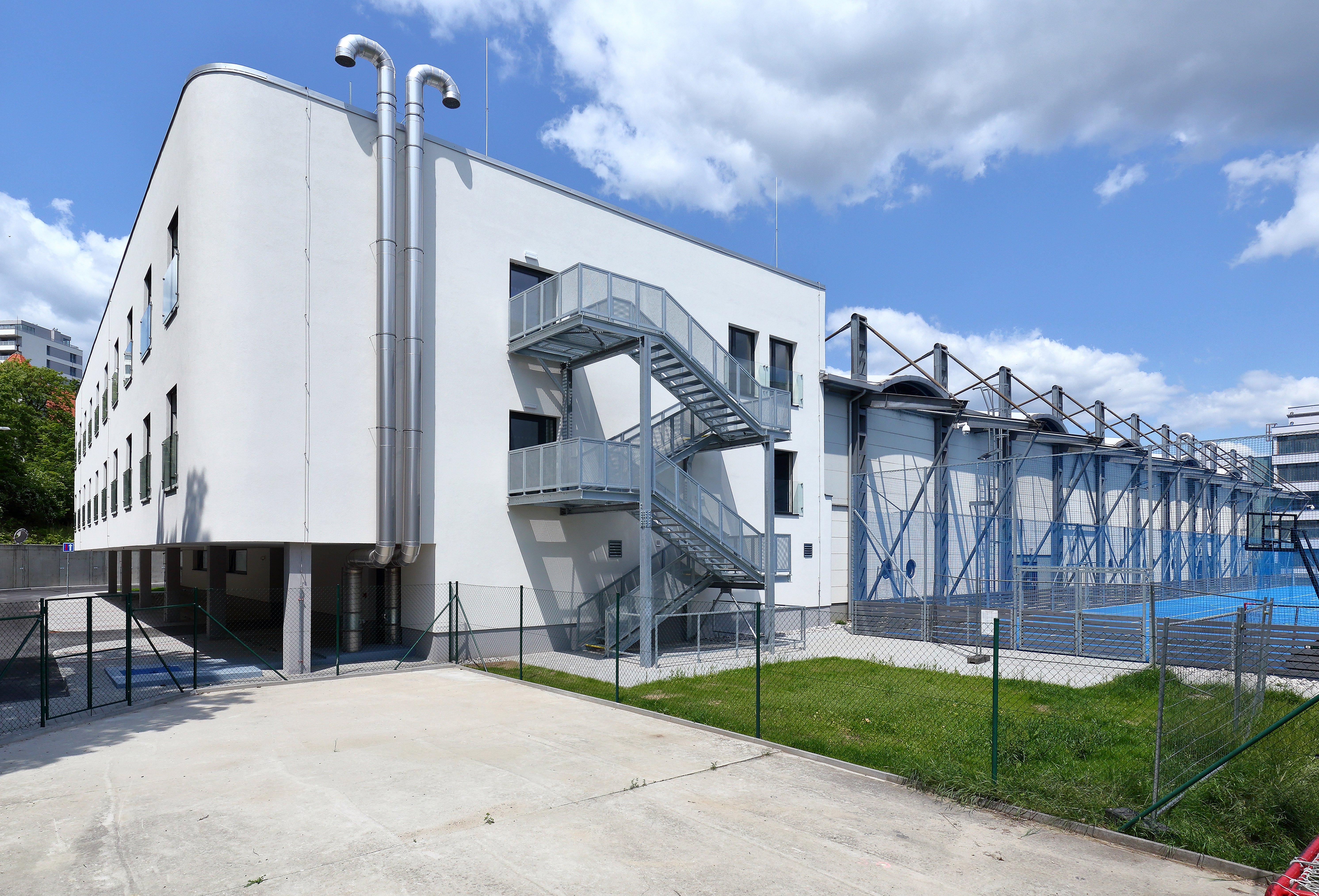 Přístavba ubytovacího zařízení u stadionu v Plzni - Pozemní stavby