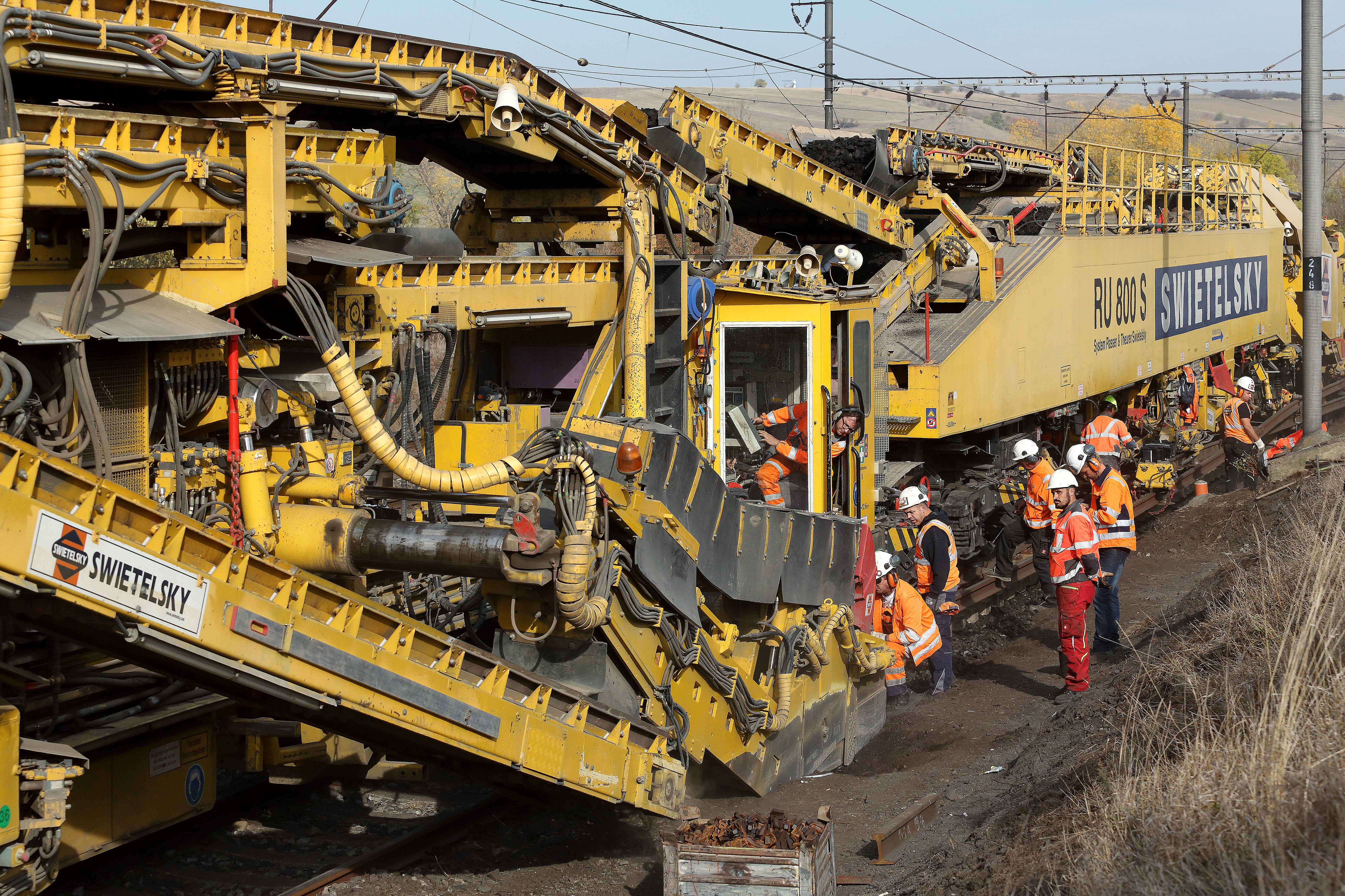 Optimalizace traťového úseku Obrnice–Čížkovice - Železniční stavby