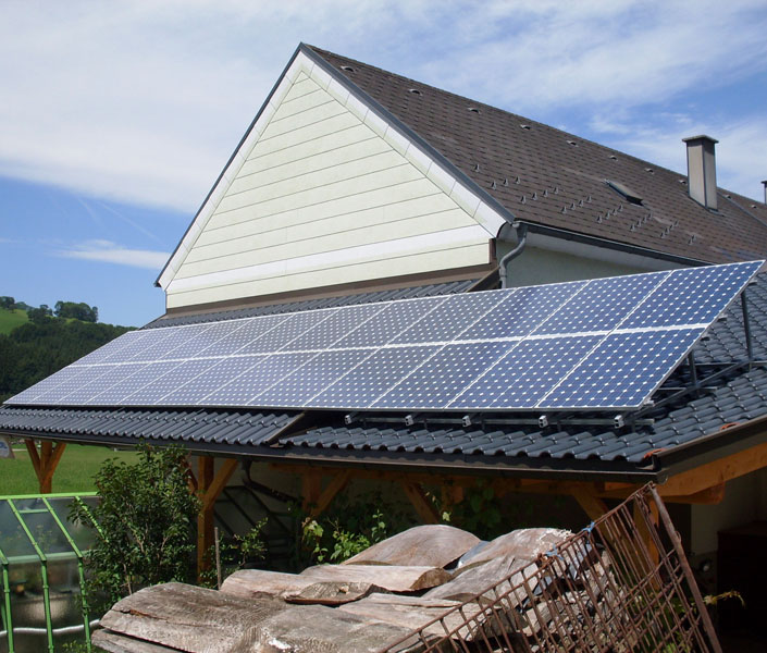 Solaranlagen - Technické vybavení budov