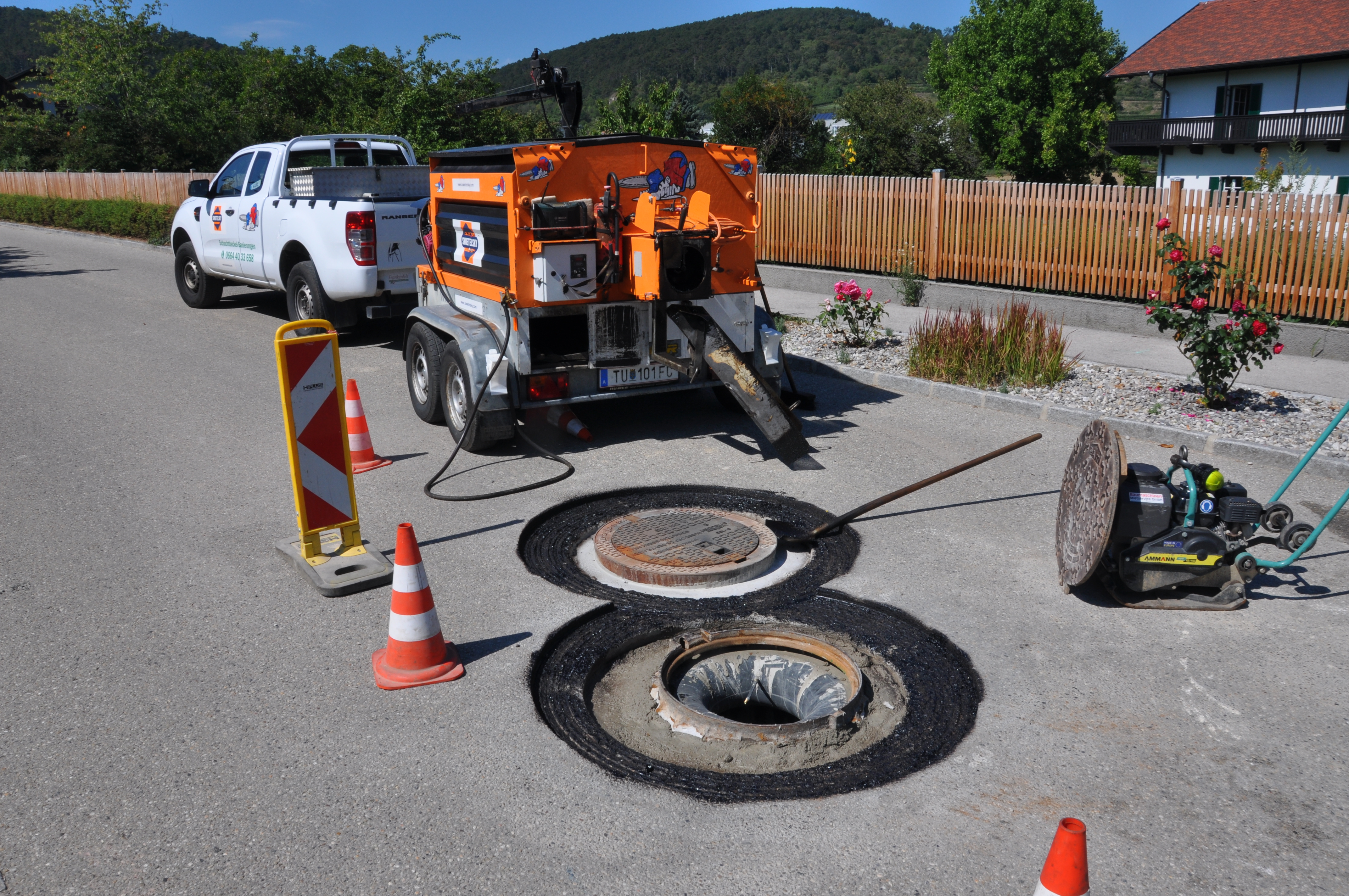 Schachtdeckel sanieren, heben und angleichen - Speciální obory činností
