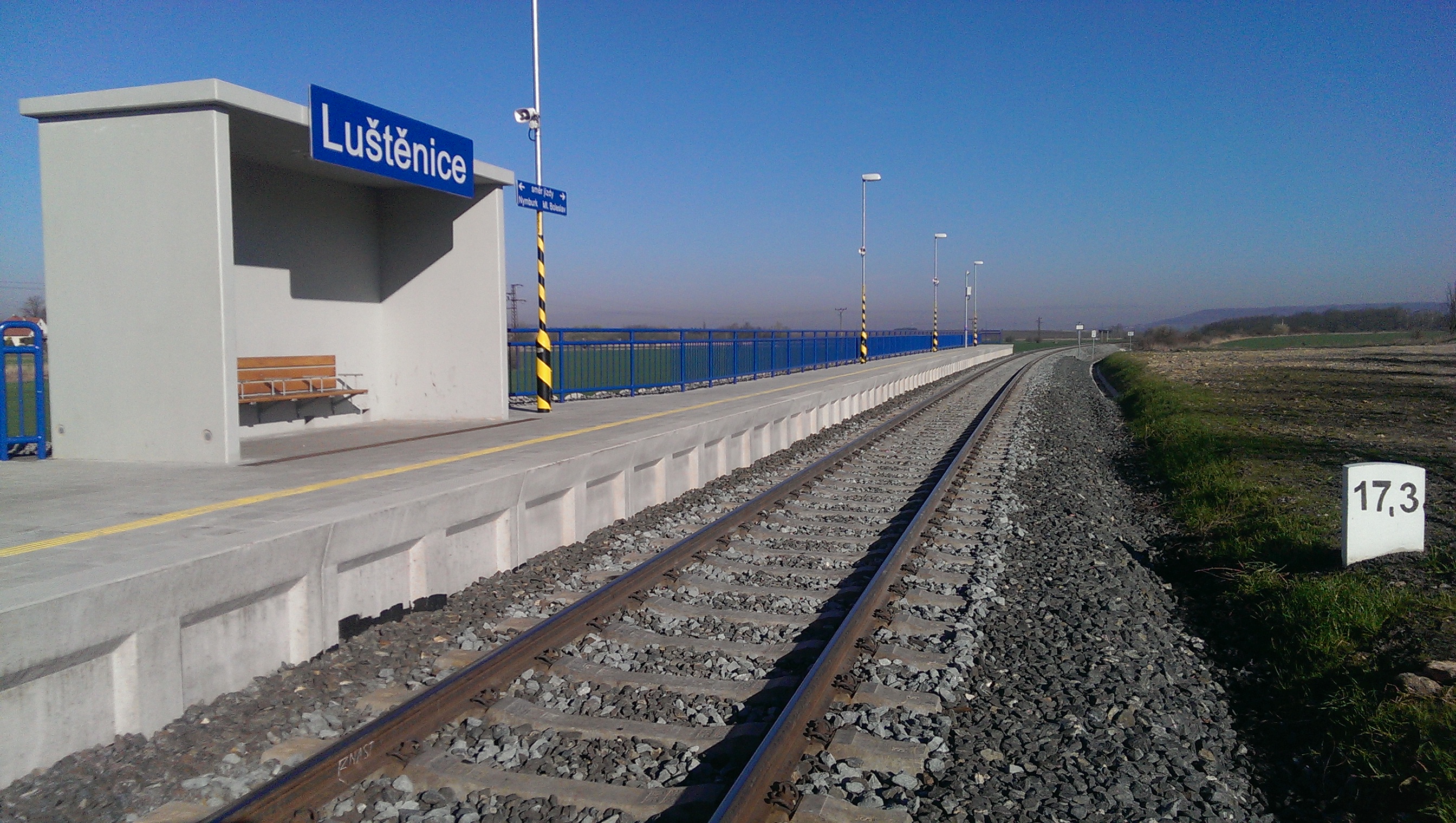 Zvýšení kapacity trati Nymburk – Mladá Boleslav, 1. stavba - Železniční stavby