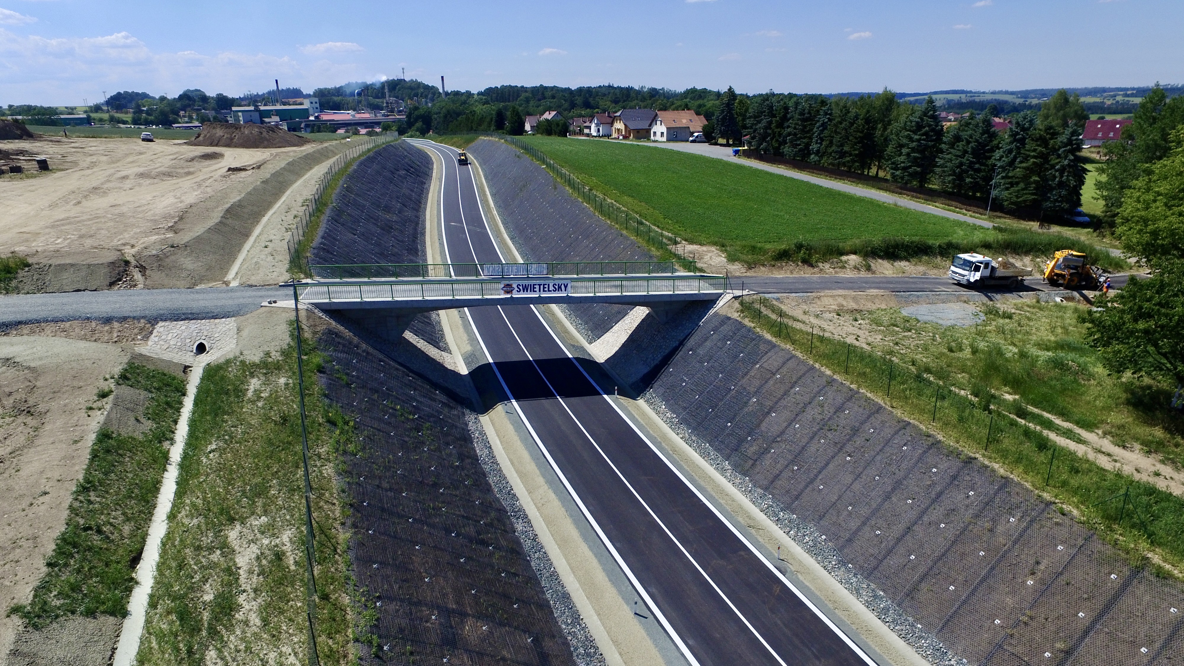 Silnice II/128 – stavba obchvatu Lukavce - Stavby silnic a mostů