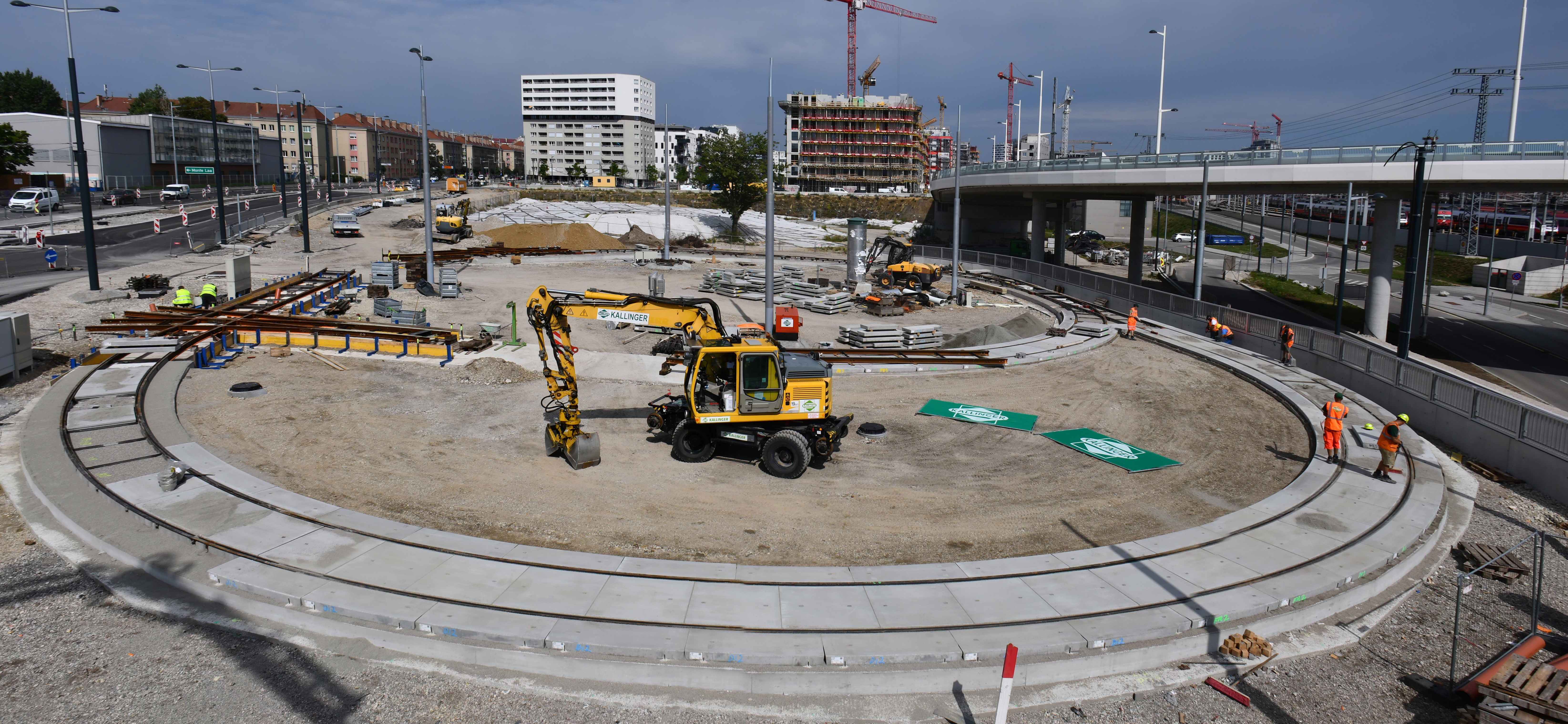 Unterführung Gudrunstraße & Absberggasse - Železniční stavby