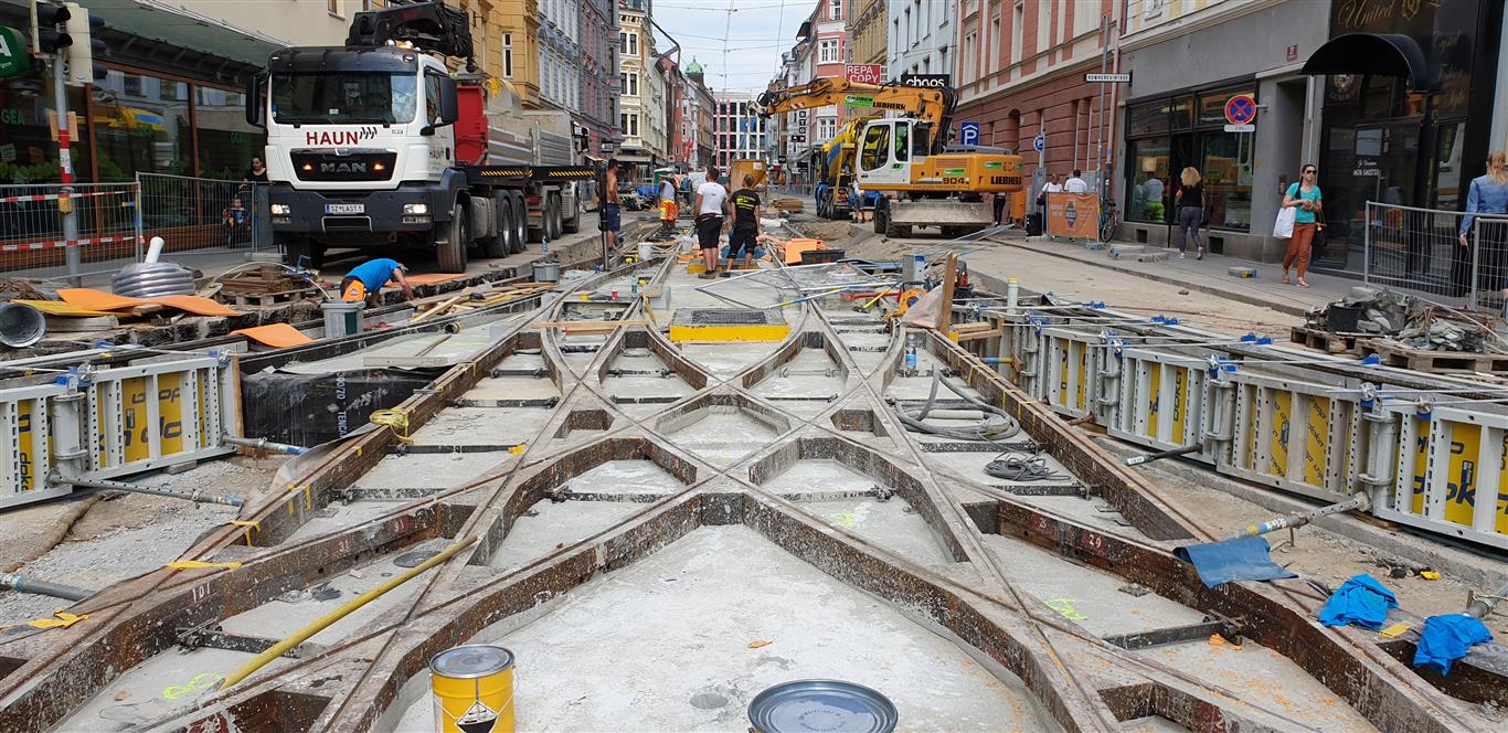 Sanierung Anichstraße/ Bürgerstraße - Inženýrské stavby