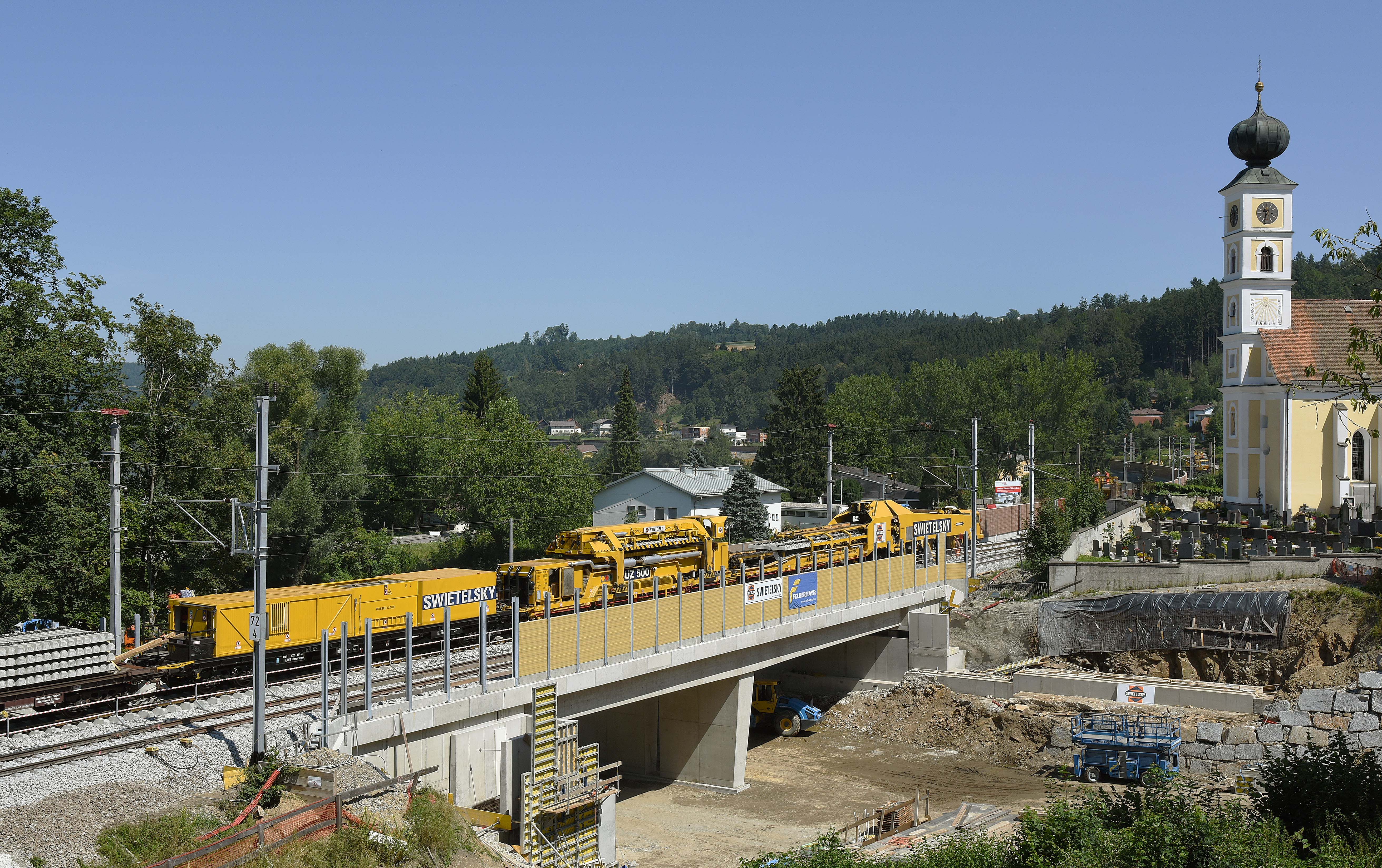 Brückenbau, Wernstein - Stavby silnic a mostů