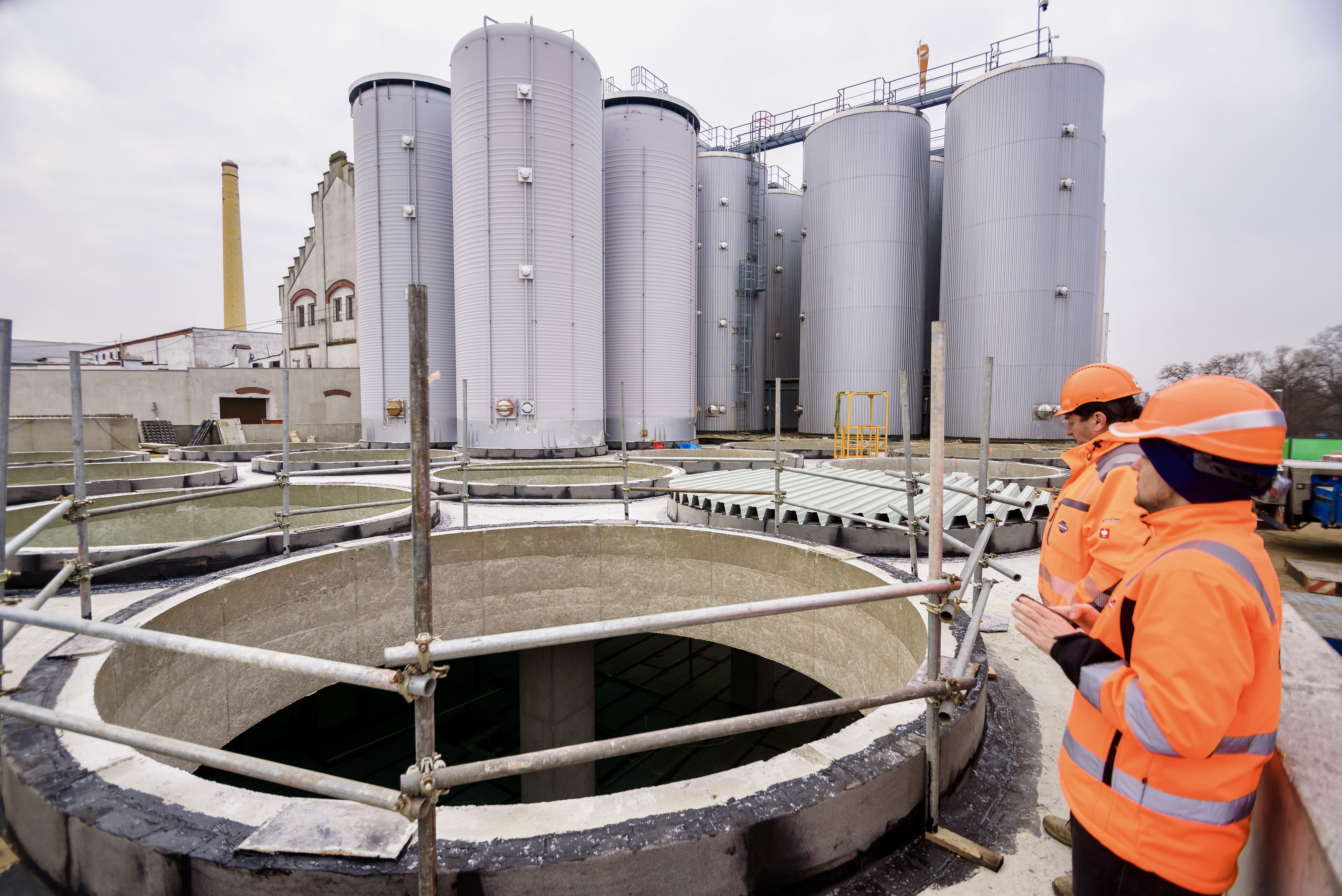 Pivovar Velké Popovice – budova CKT tanků - Pozemní stavby