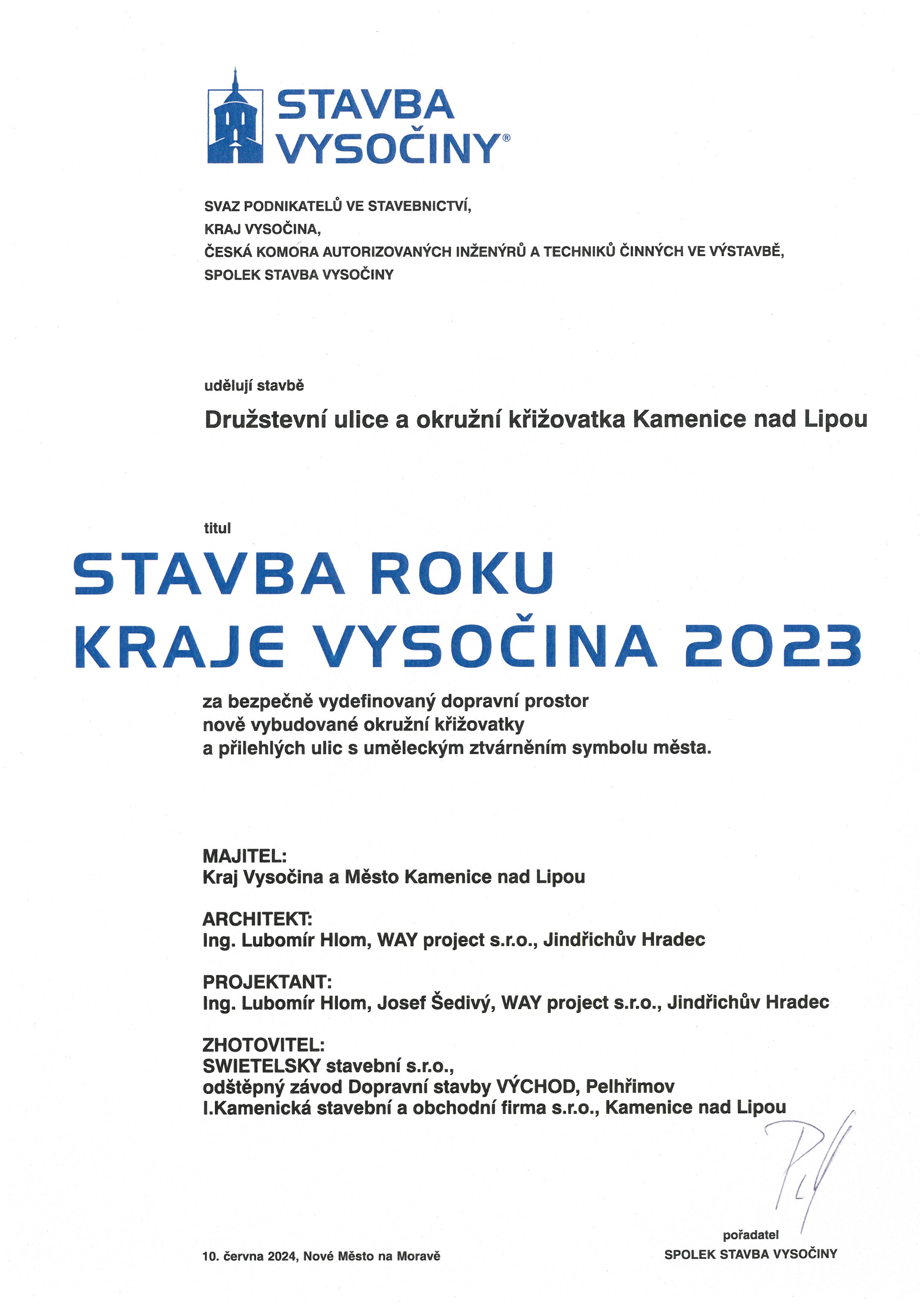 Stavba Roku Vysocina 05
