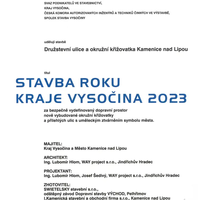 Stavba Roku Vysocina 05