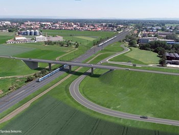 Modernizace železniční tratě Kojetín–Přerov - CZ