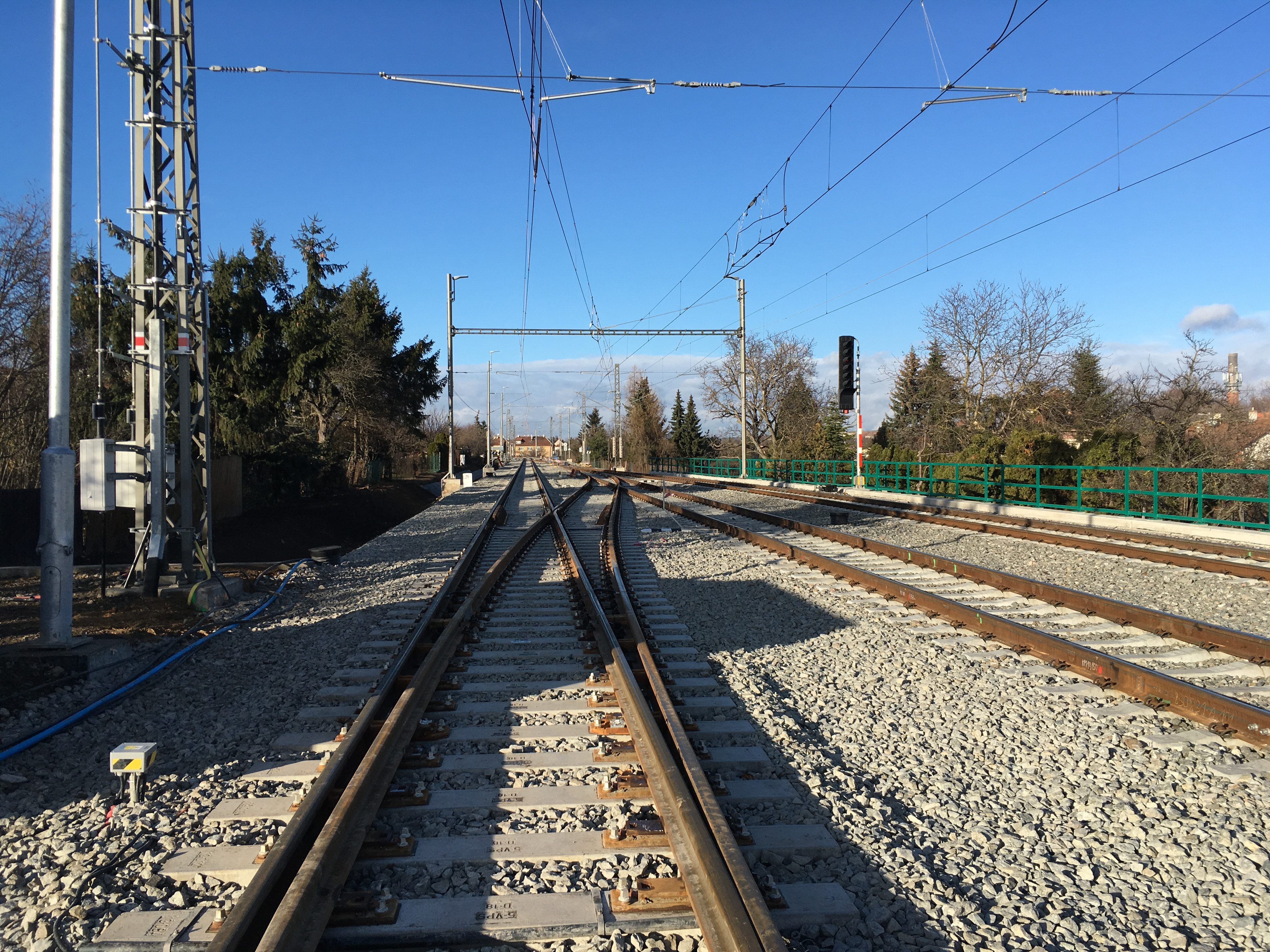 Zvýšení traťové rychlosti v úseku Brno-Slatina – Blažovice  - Železniční stavby