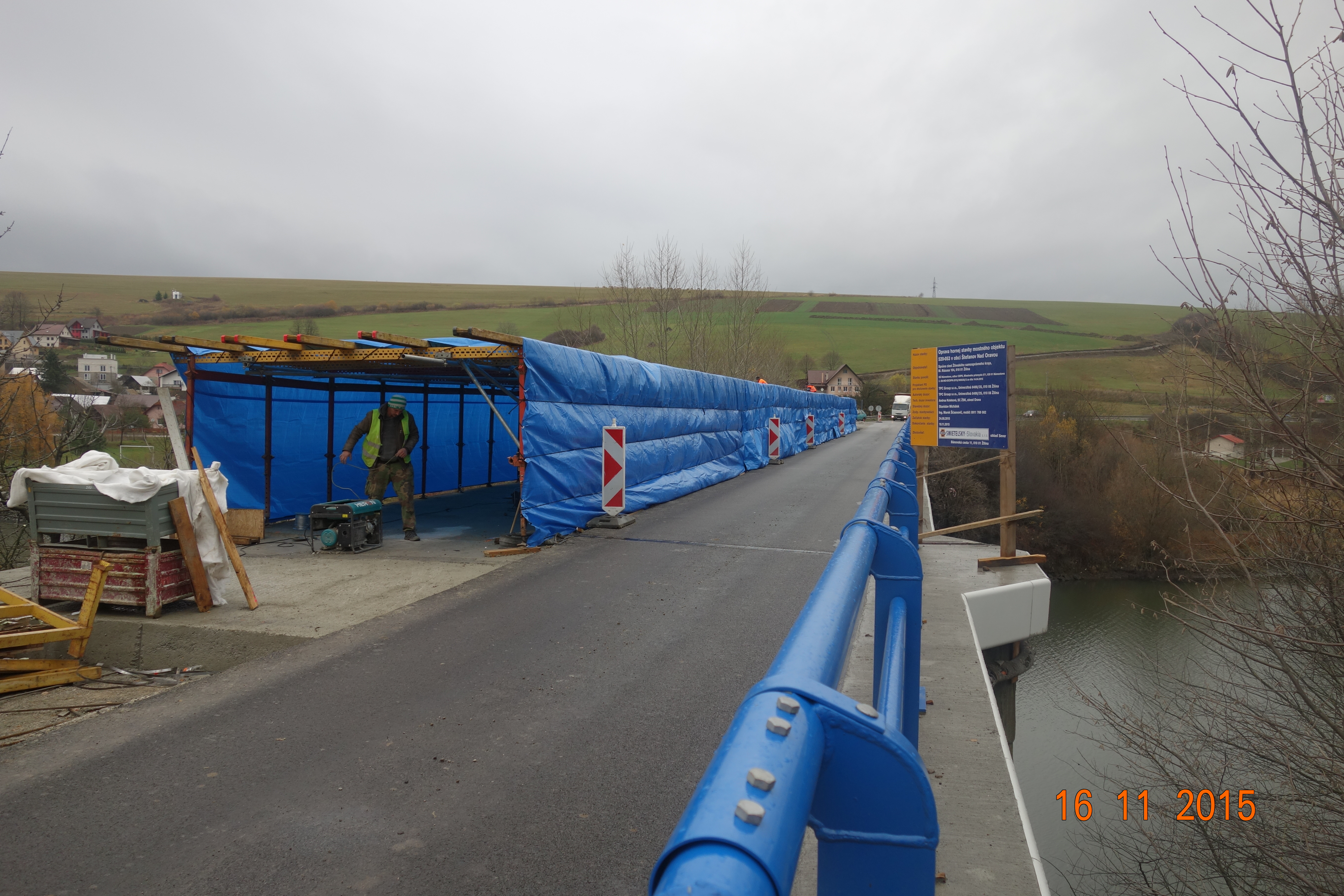 Modernizácia hornej stavby mostného objektu 520-053  podľa projektovej dokumentácie (84,50 m) - Stavby silnic a mostů