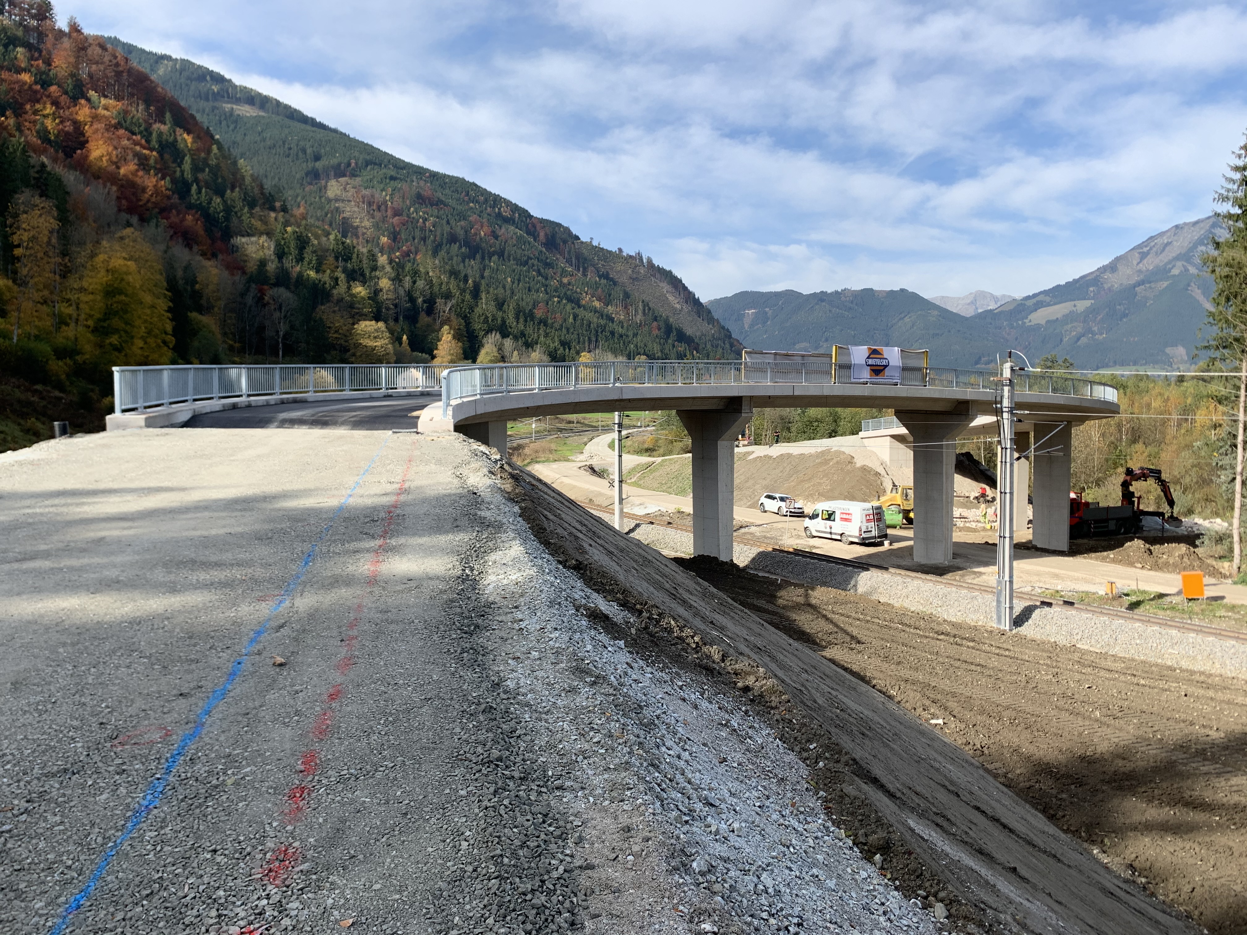 Überfahrtsbrücke Frauenberg - Stavby silnic a mostů