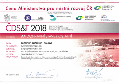 ČESKÁ DOPRAVNÍ STAVBA, TECHNOLOGIE, INOVACE 2018 1