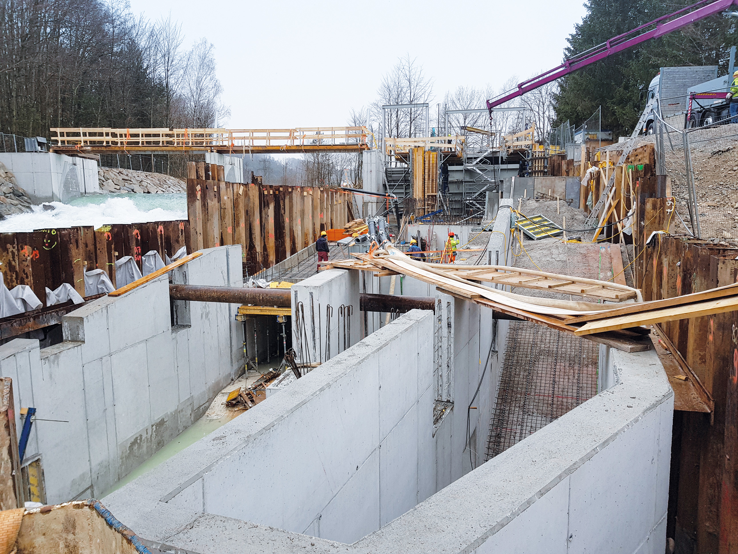 Wasserkraftwerk, Vöcklabruck - Inženýrské stavby