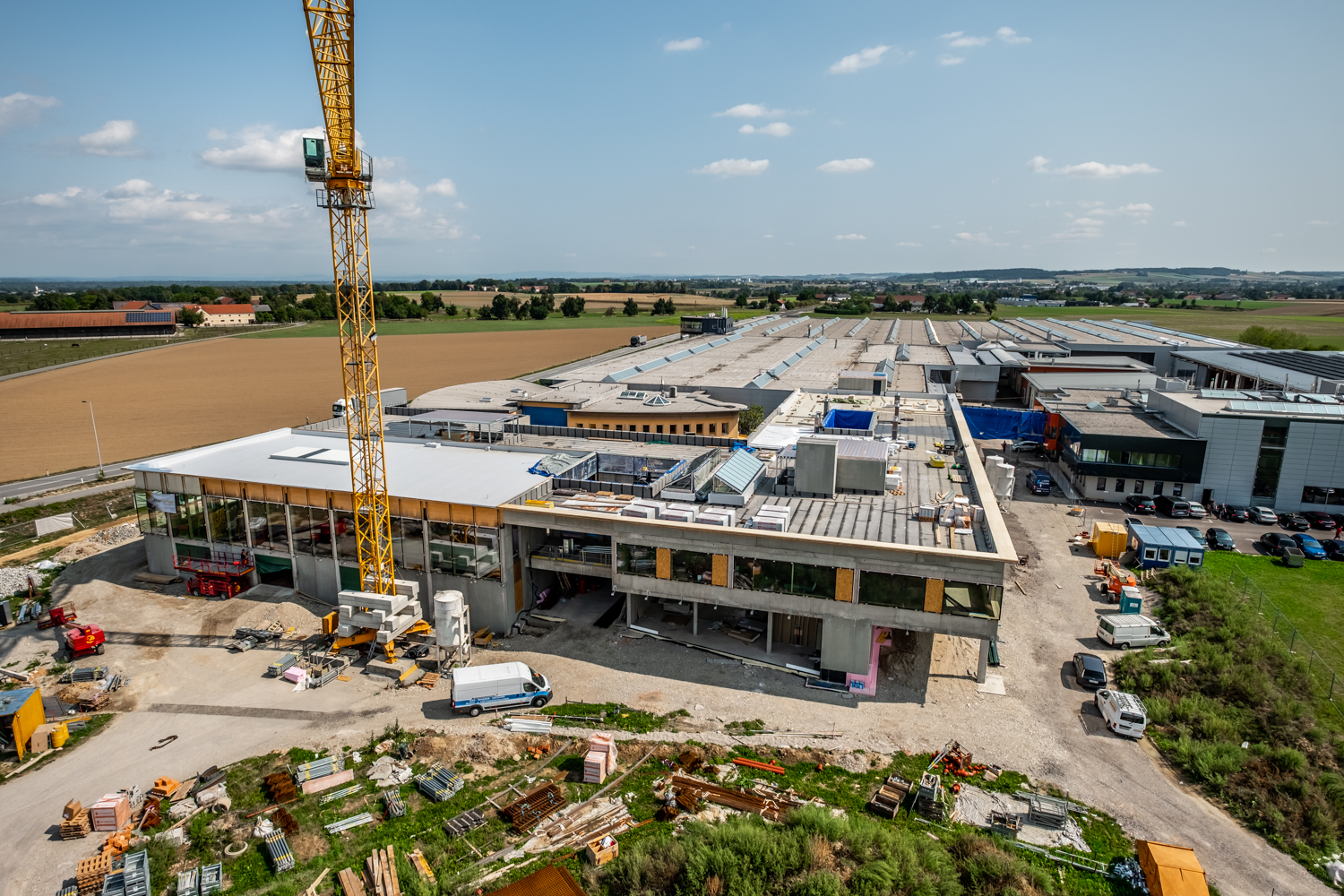 Neubau Schulungszentrum Hargassner Weng - Pozemní stavby