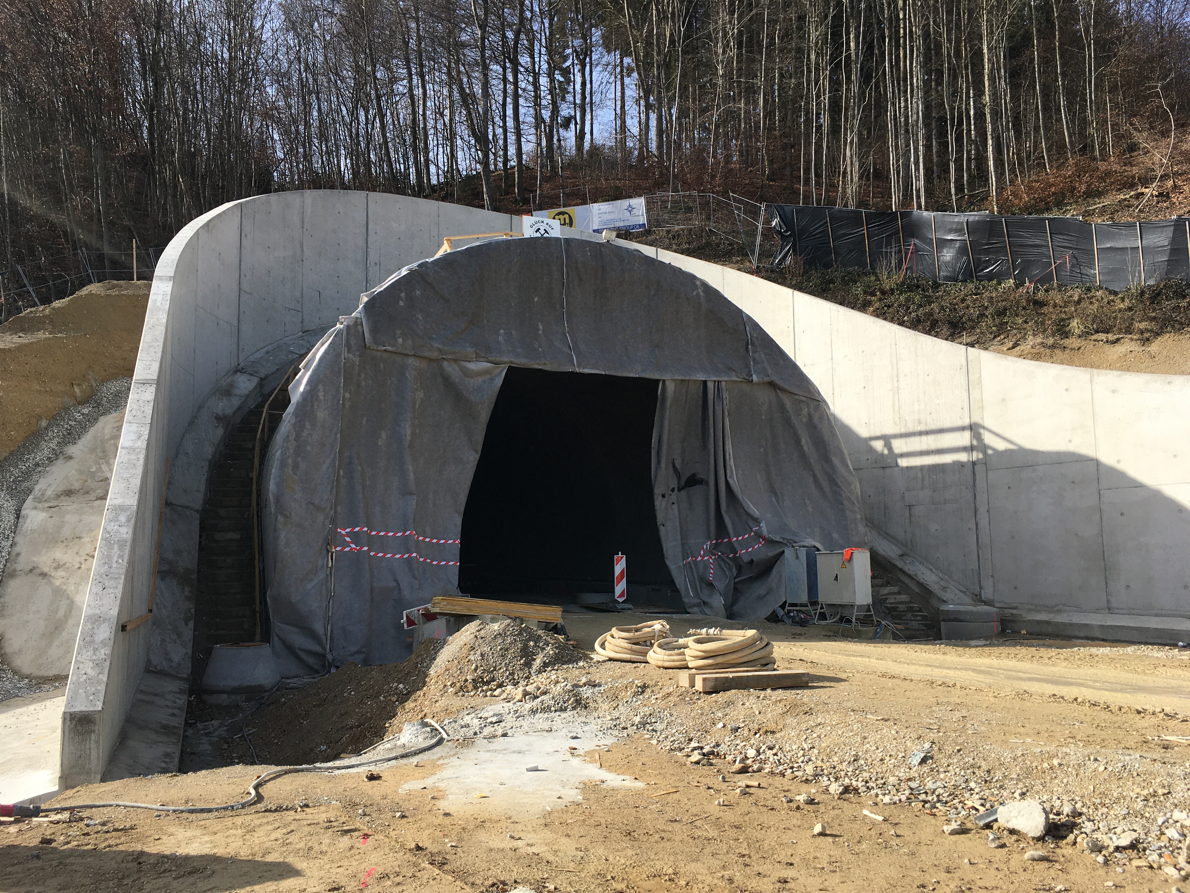 Aubergtunnel - Altenmarkt - Pozemní stavby