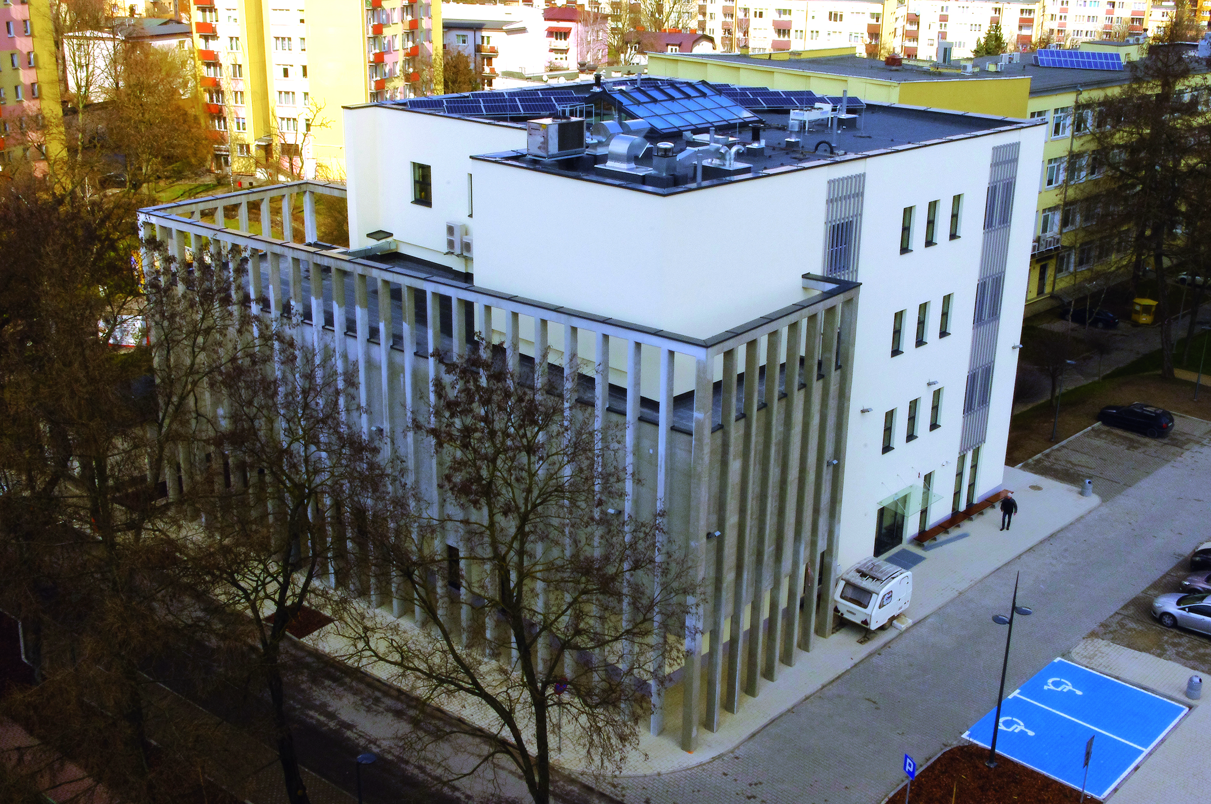 Centrum Technologii Informatycznych dla Politechniki Lubelskiej w Lublinie - Pozemní stavby