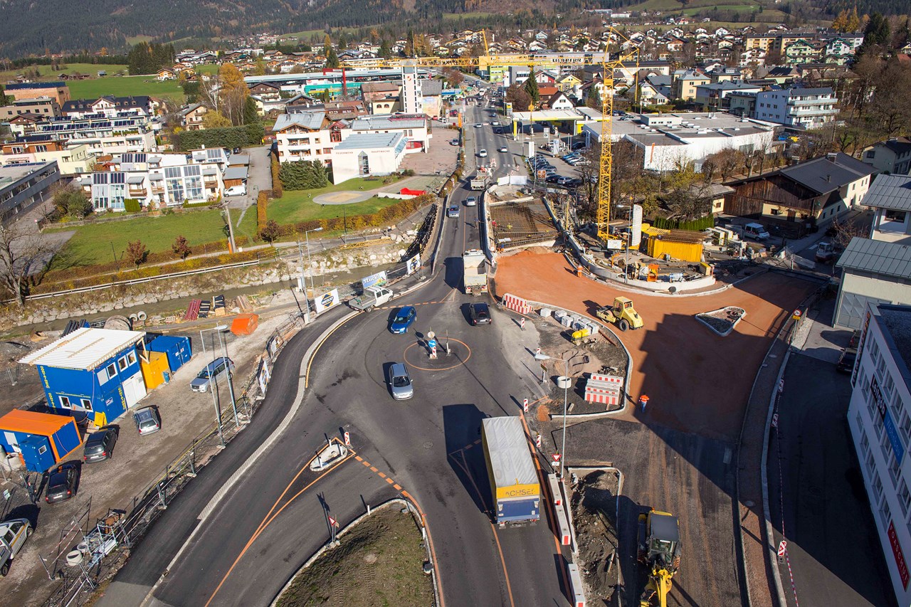 B-311 Ortsdurchfahrt Saalfelden - Stavby silnic a mostů B-311 Ortsdurchfahrt Saalfelden - Stavby silnic a mostů