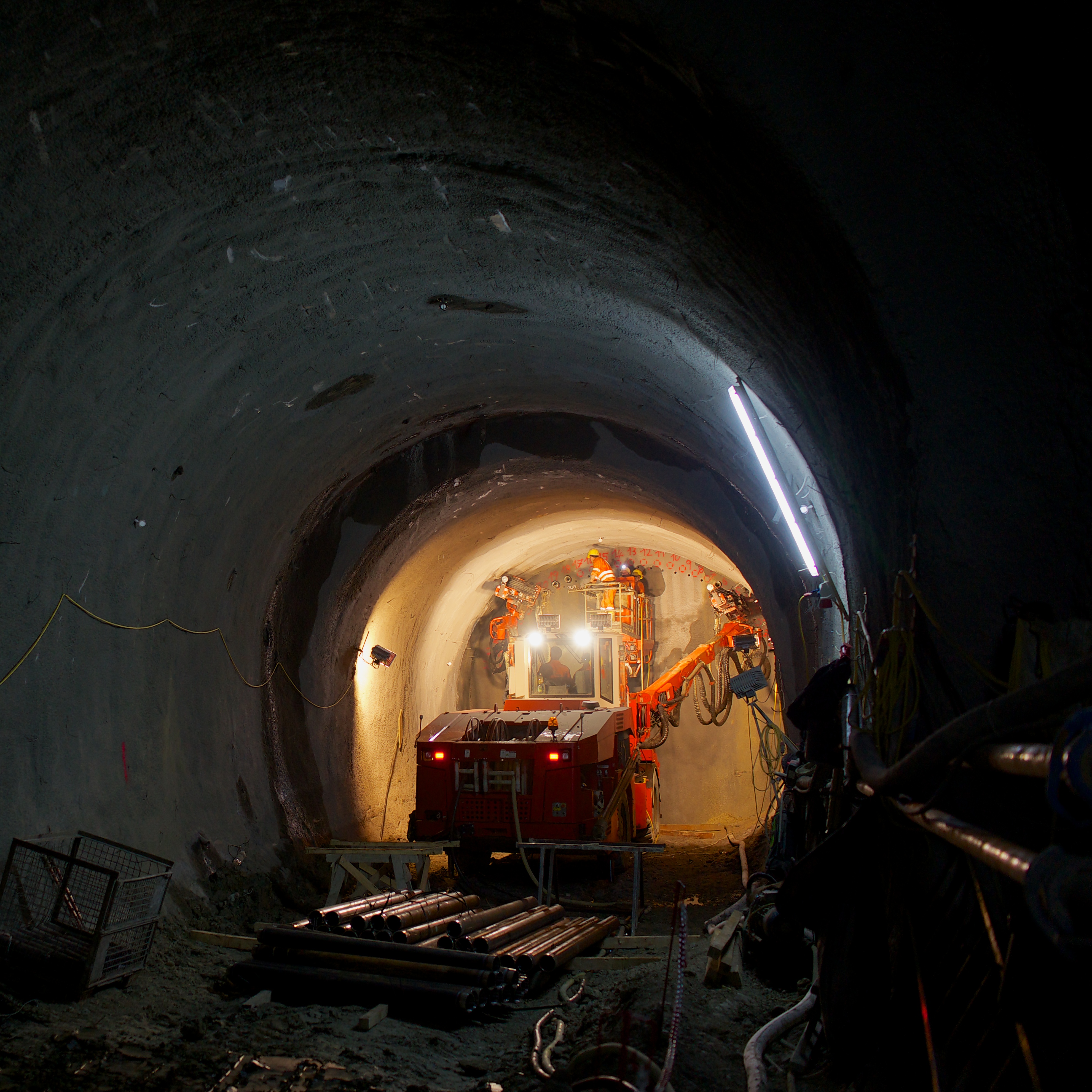 U-Bahn Wien - Baulos U1-8 Alaudagasse - Stavby tunelů