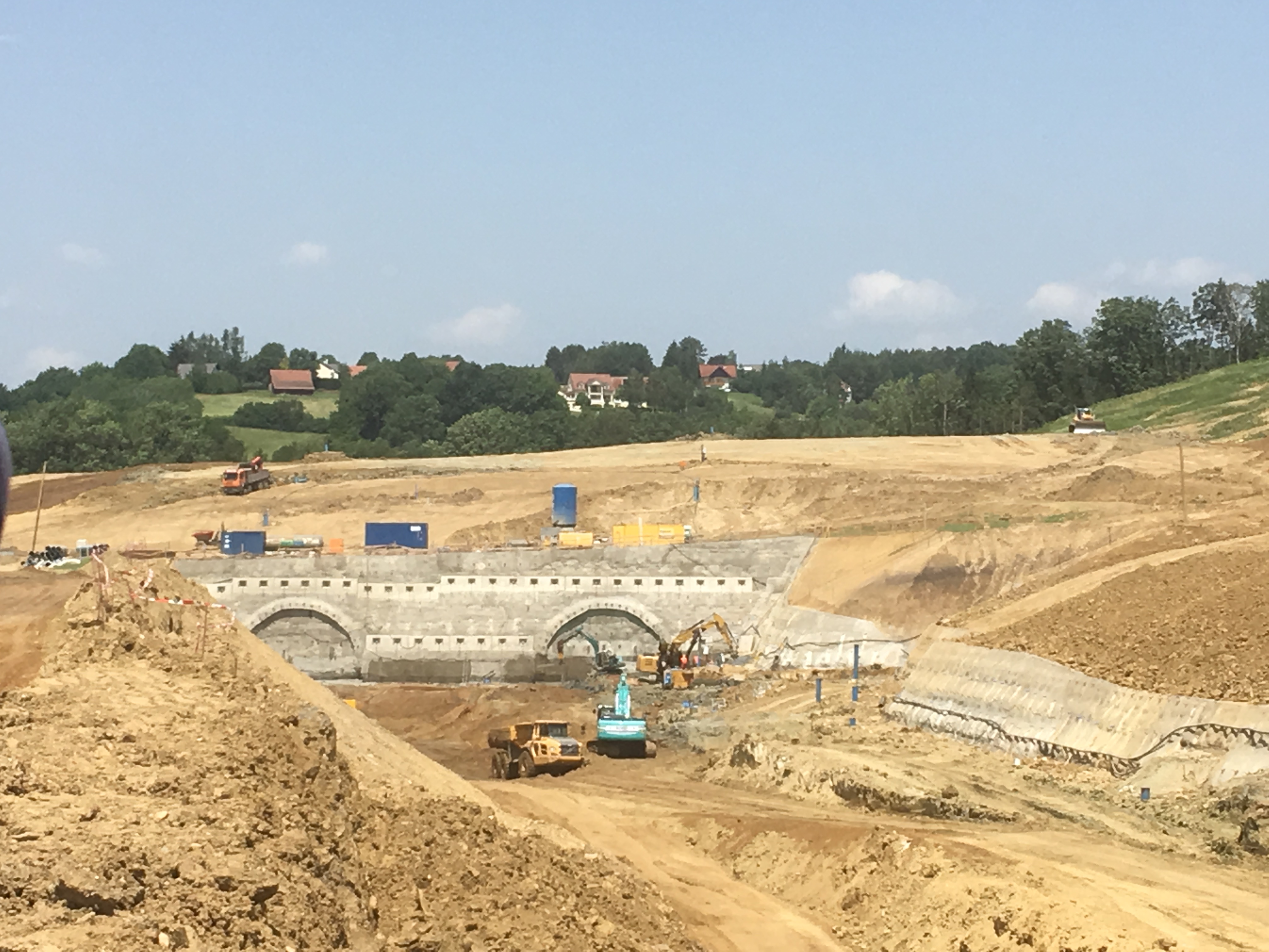 S7 Fürstenfelder Schnellstraße - Tunnel Rudersdorf - Stavby tunelů