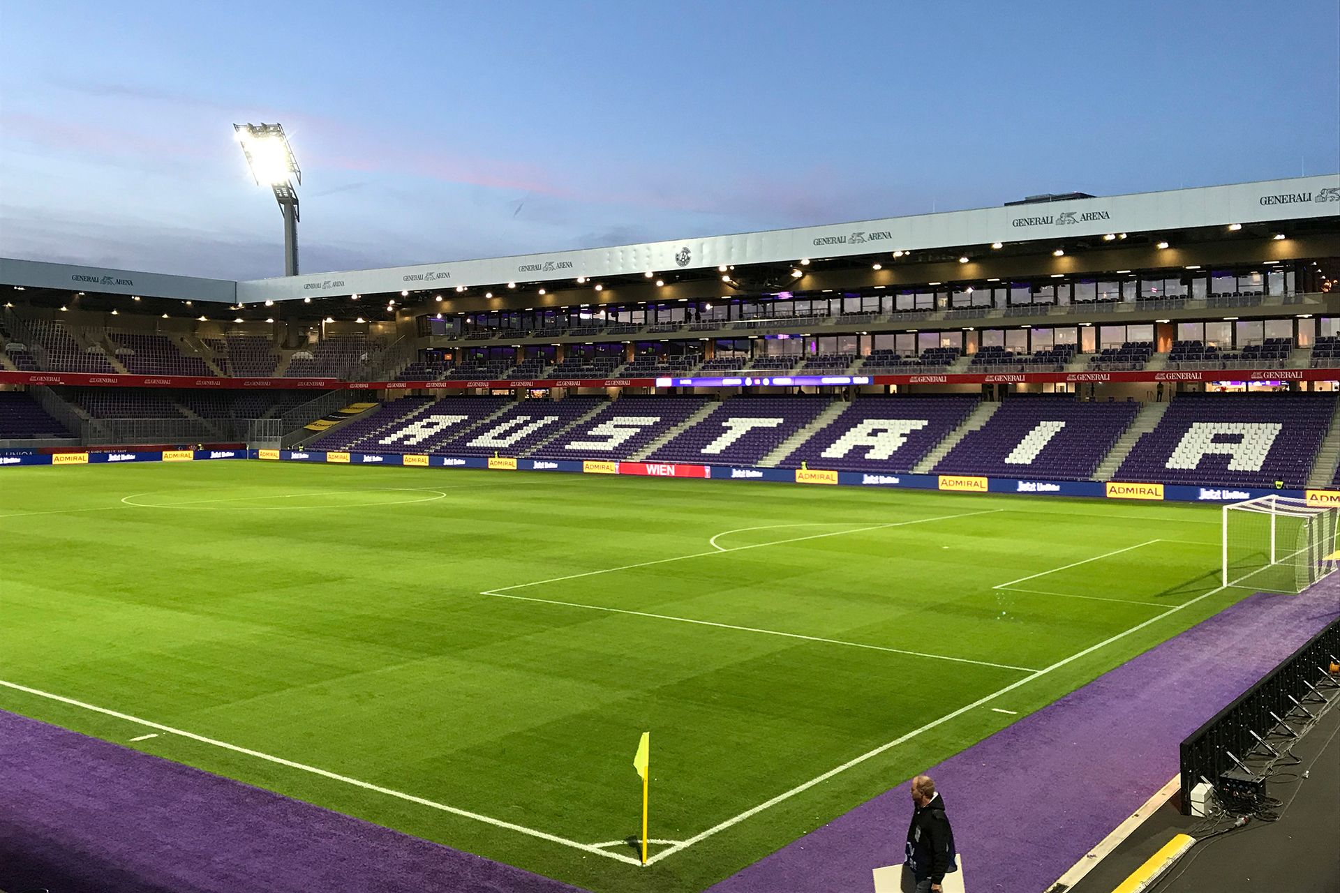 Generali Arena - Pozemní stavby