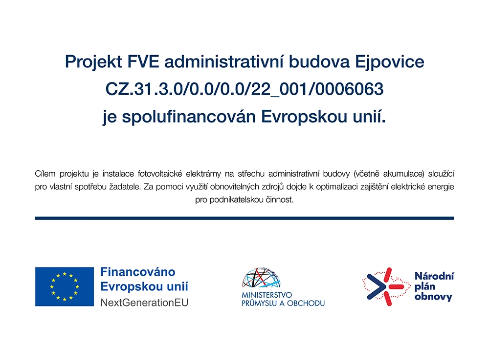 EU FVE Ejpovice Cedule
