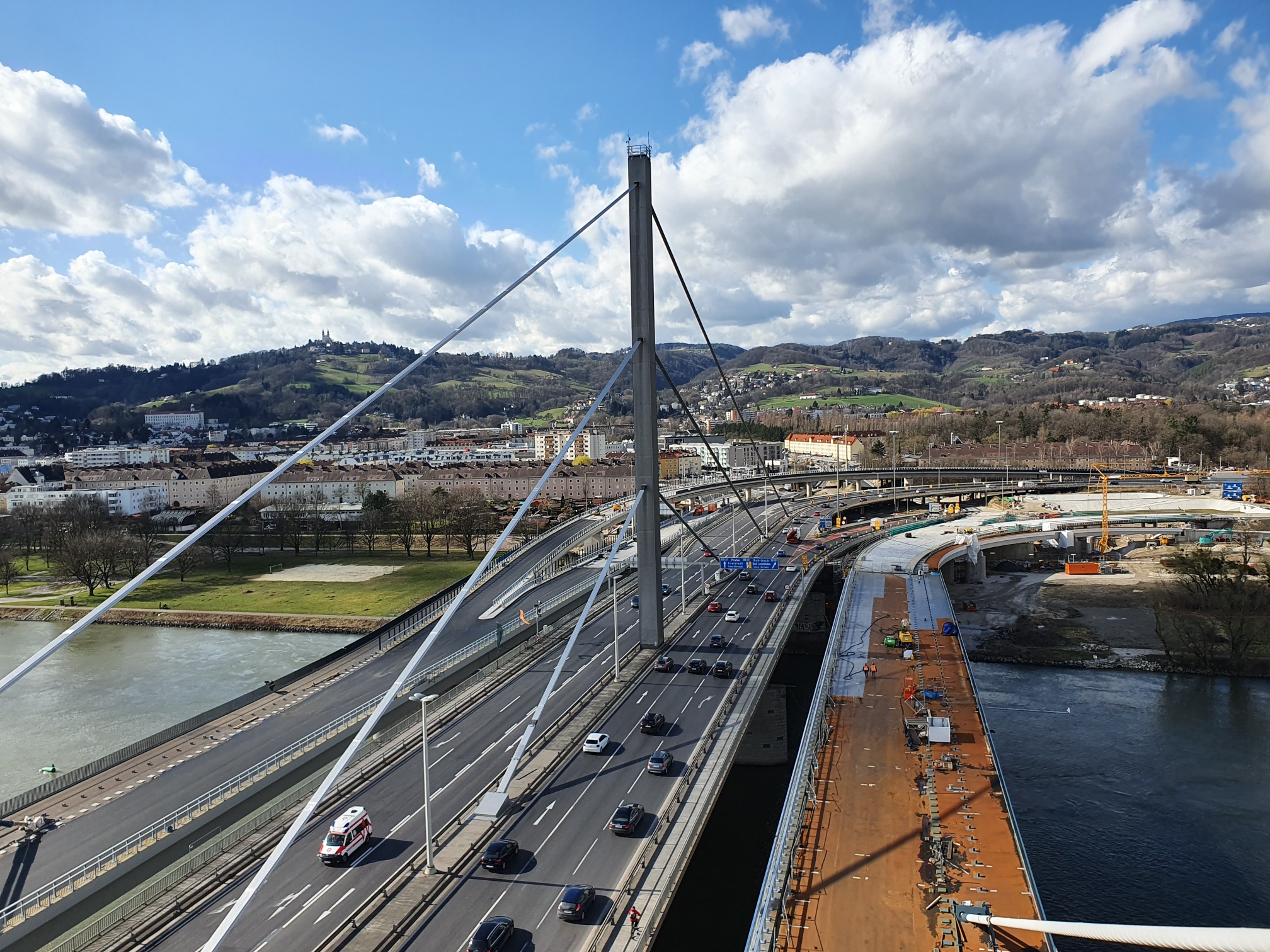 Linz A7 Bypassbrücken  - Stavby silnic a mostů