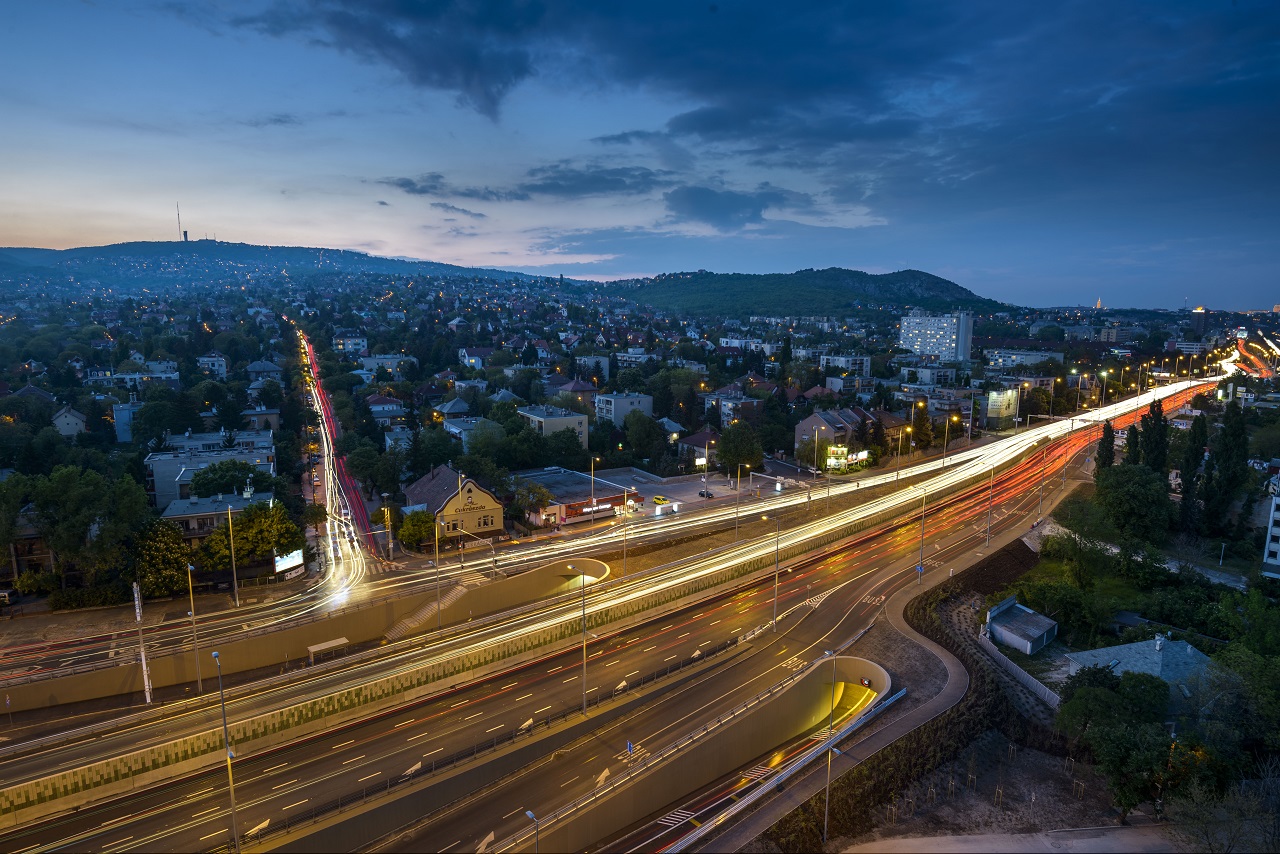 M1 - M7 bevezető szakasz  - Stavby silnic a mostů