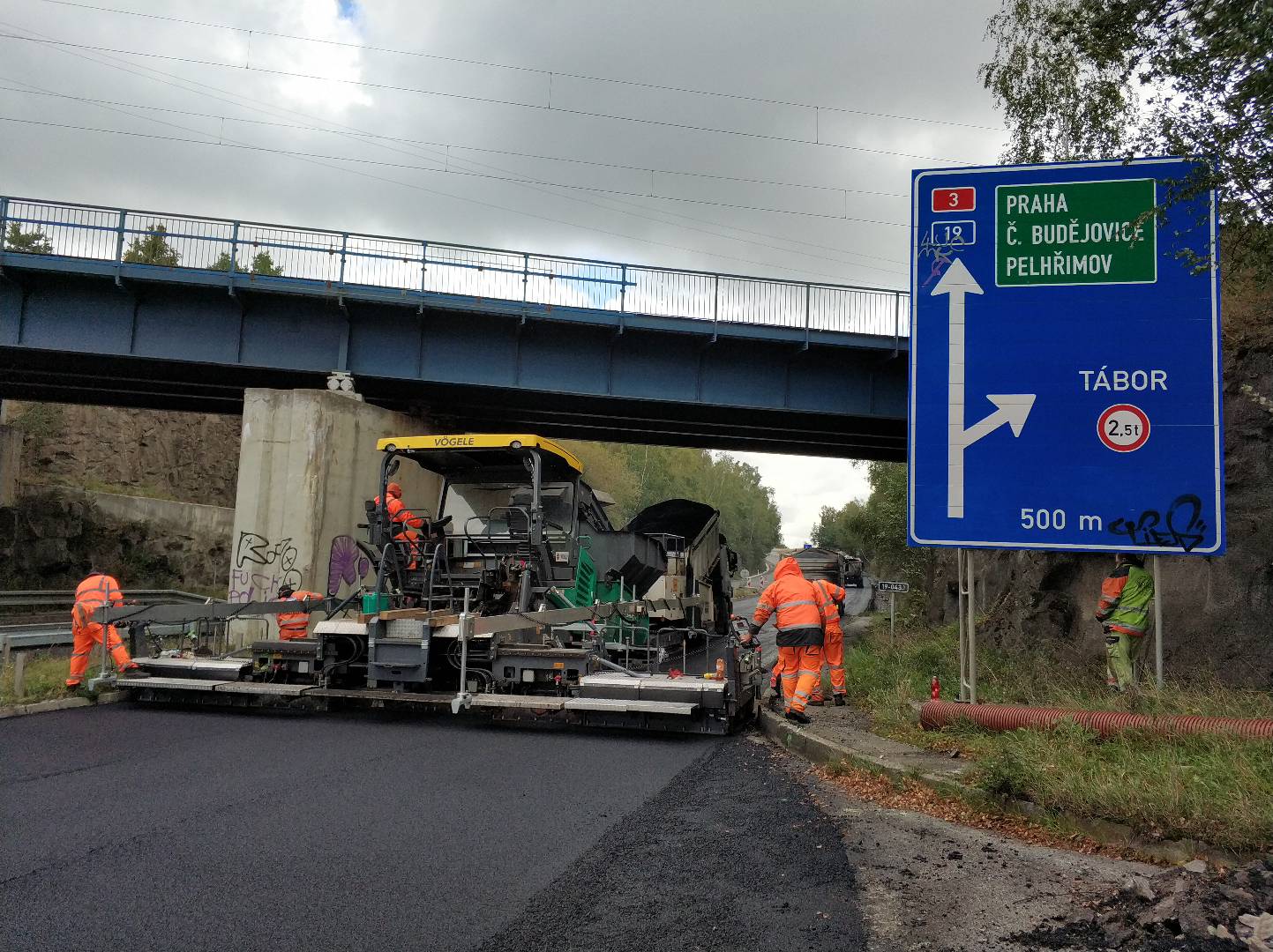 Silnice I/19, Tábor – rekonstrukce mimoúrovňové křižovatky s dálnicí D3 - Stavby silnic a mostů