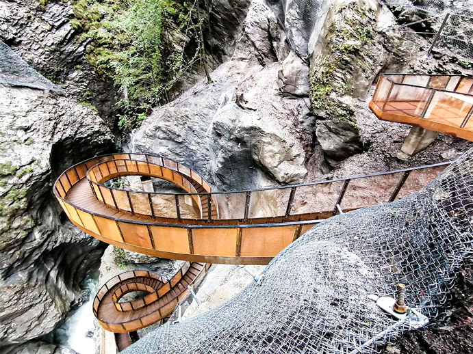 HELIX Liechtensteinklamm, St. Johann im Pongau - Inženýrské stavby