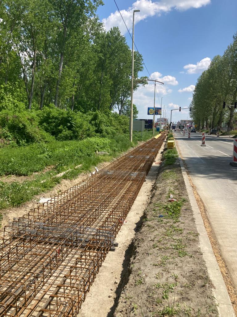 Građevinski radovi na modernizaciji tramvajske pruge i tramvajskih stajališta - Inženýrské stavby