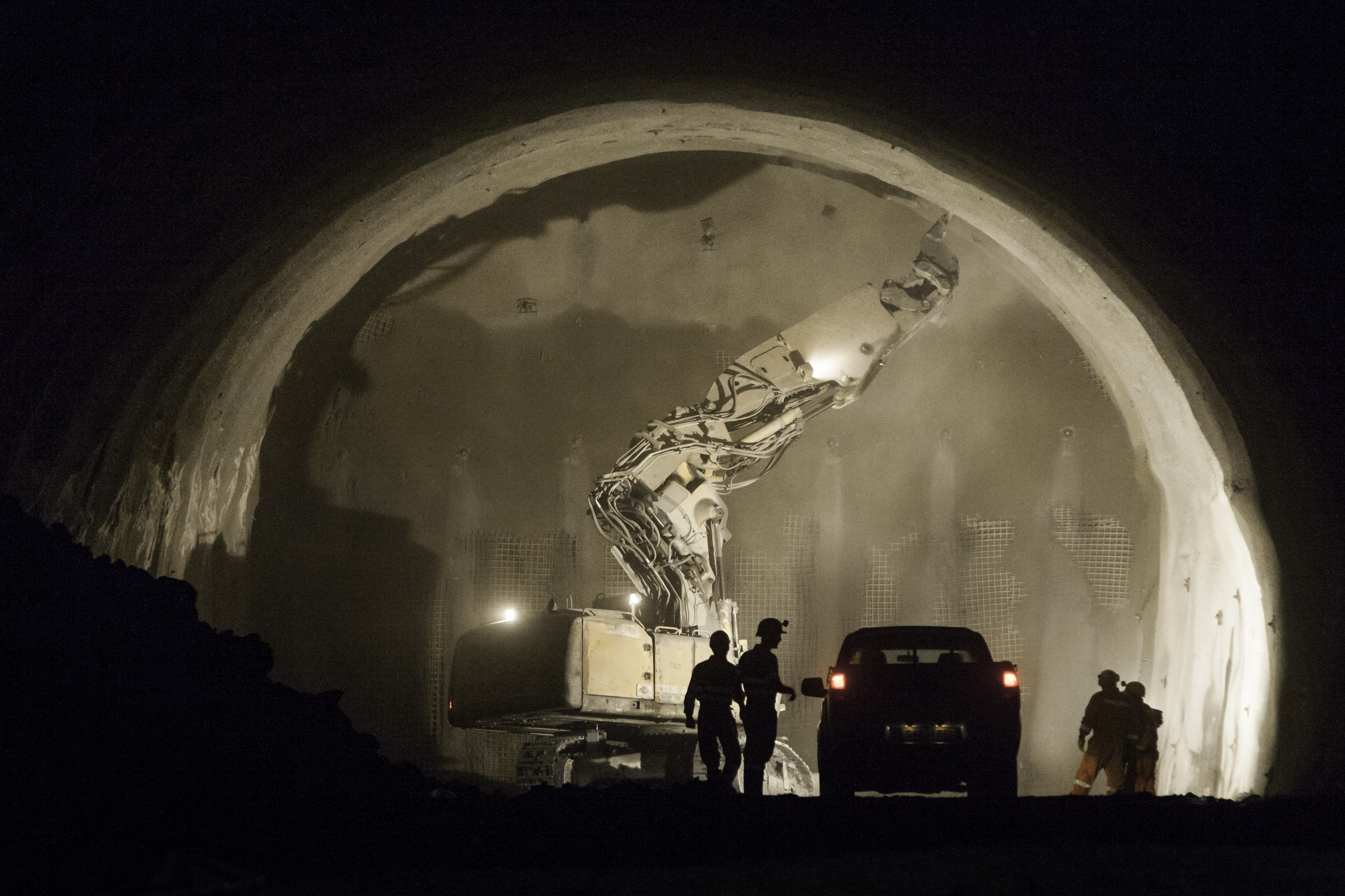 Brenner Basistunnel - Erkundungstunnel Wolf 2 - Stavby tunelů