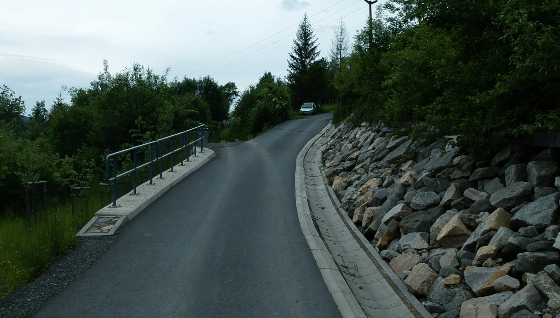 Vsetín – sanace svahu Ohýřov II - Stavby silnic a mostů