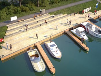 Rozšíření přístaviště pro rekreační lodě v Hodoníně - CZ