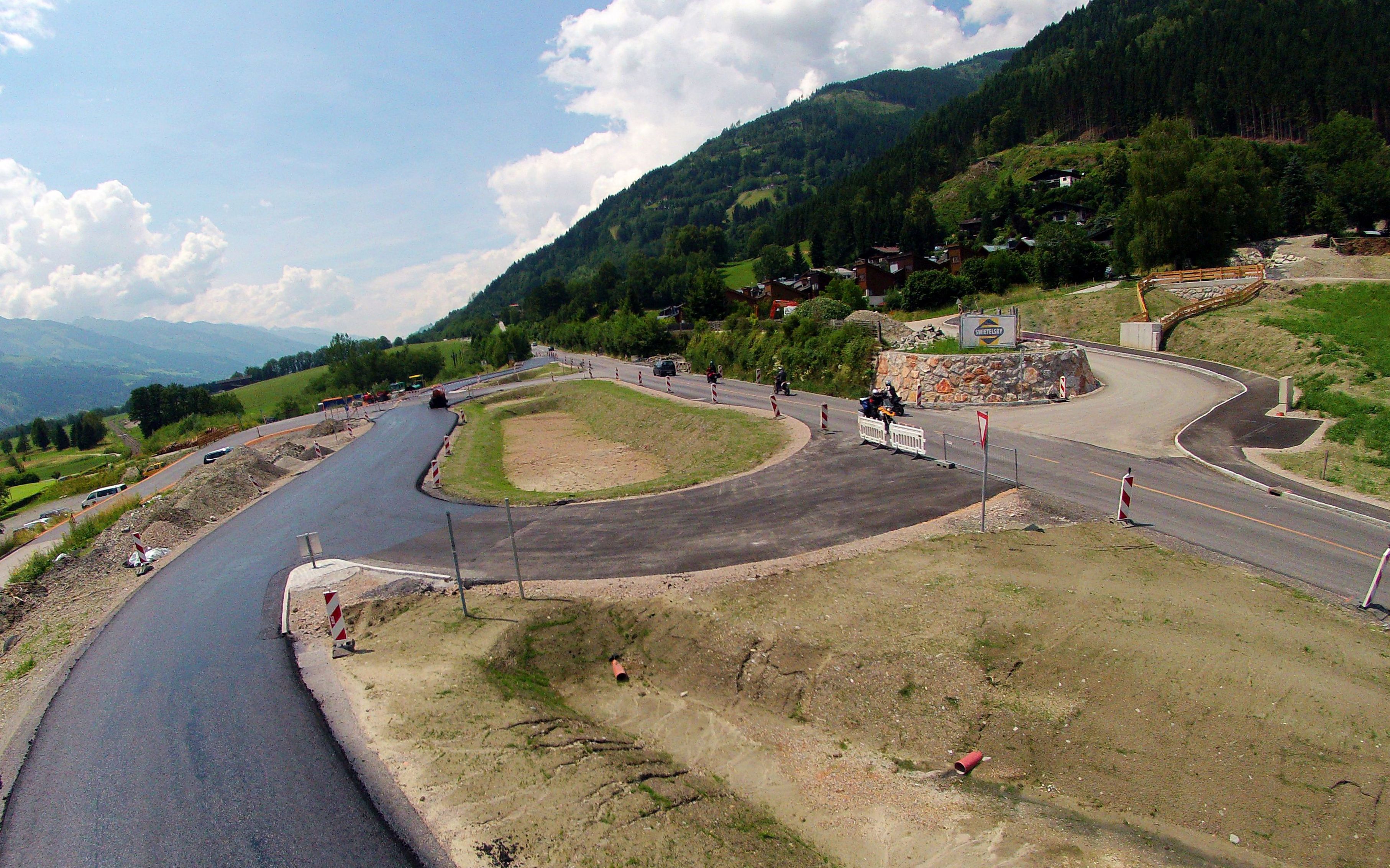 B-168 Knoten Limberg Zell am See - Stavby silnic a mostů