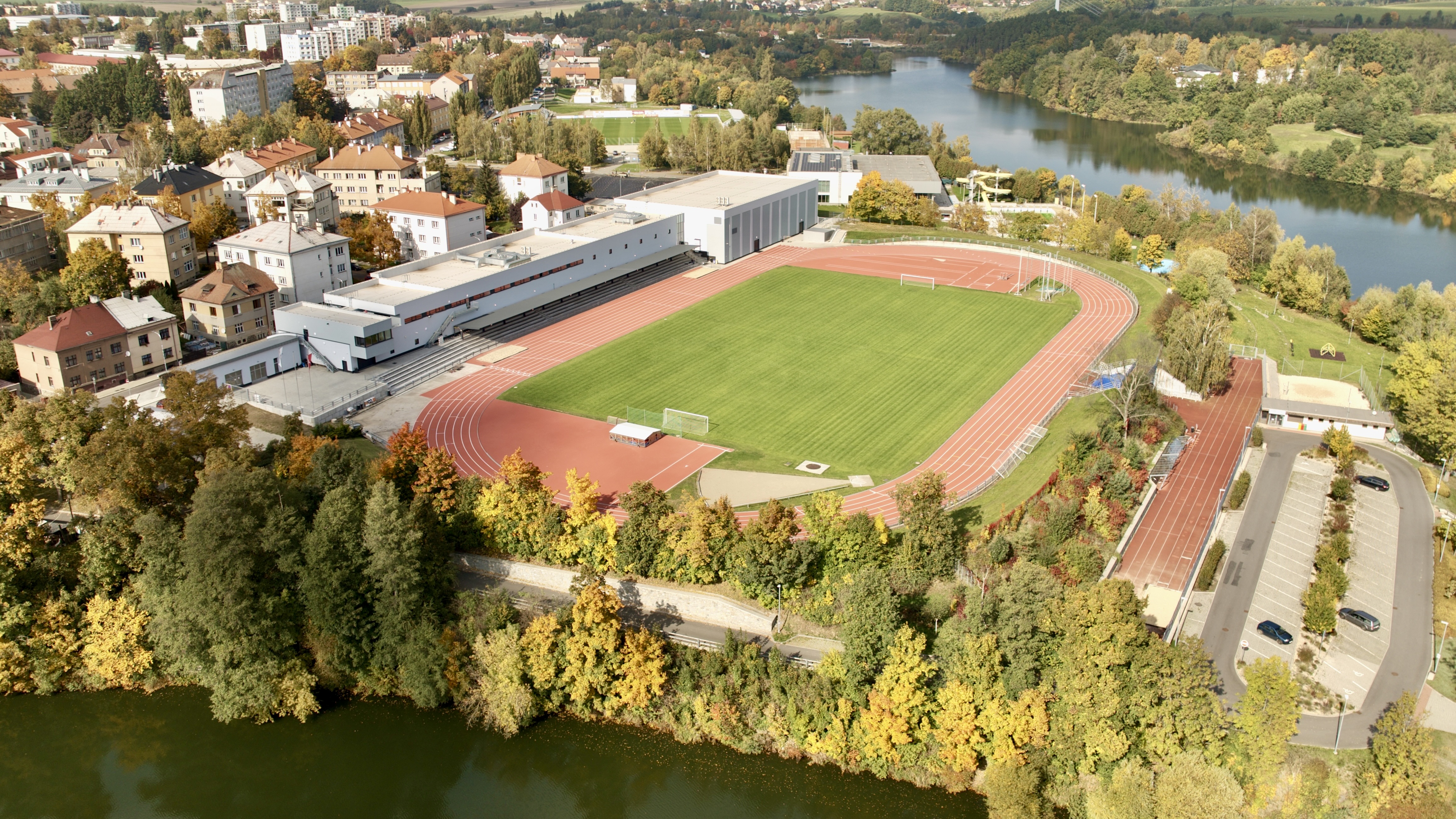 Tábor – retoping povrchů na Stadionu Míru - Speciální obory činností