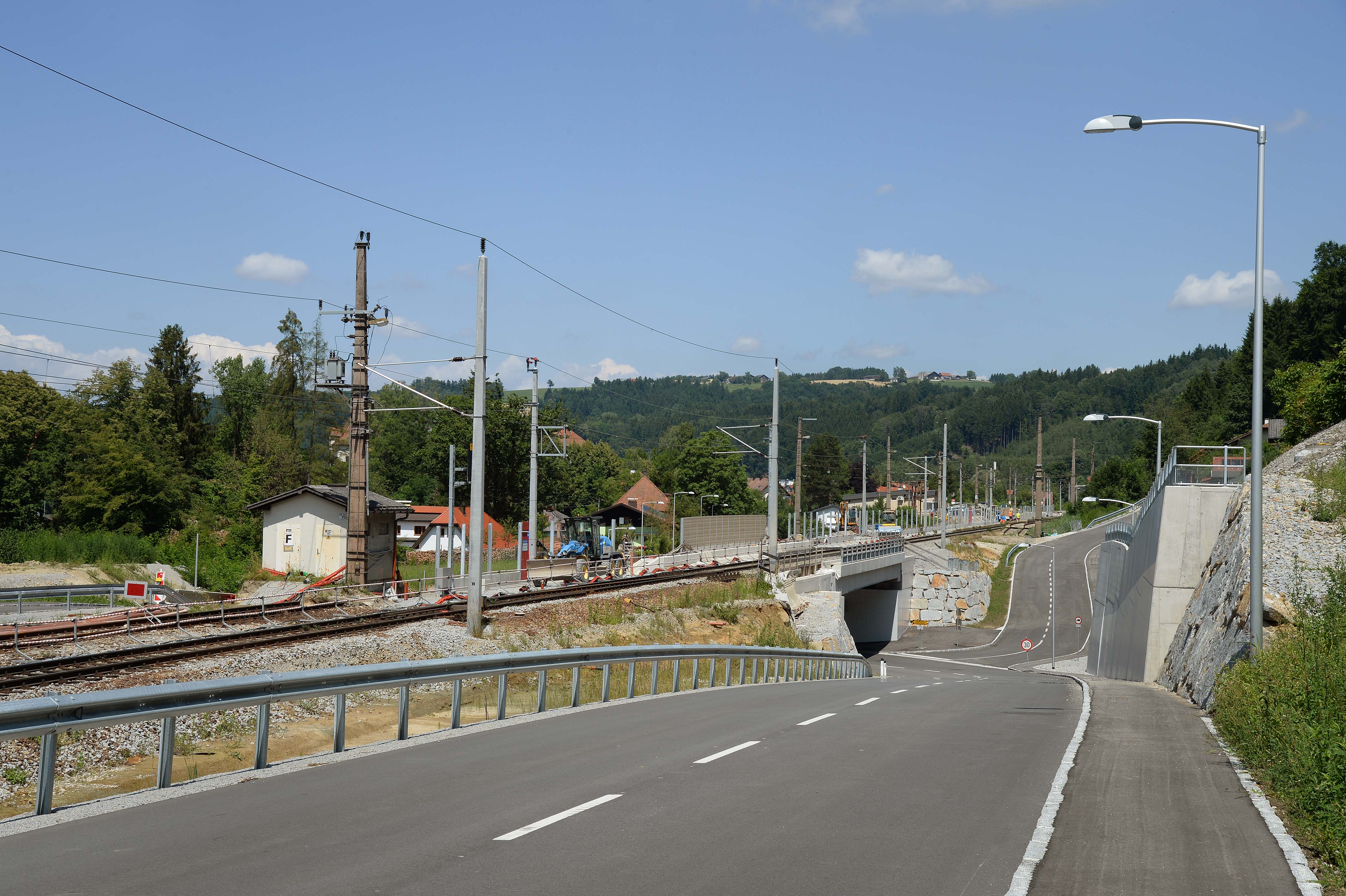 Umbau Bahnhof Wernstein - Železniční stavby