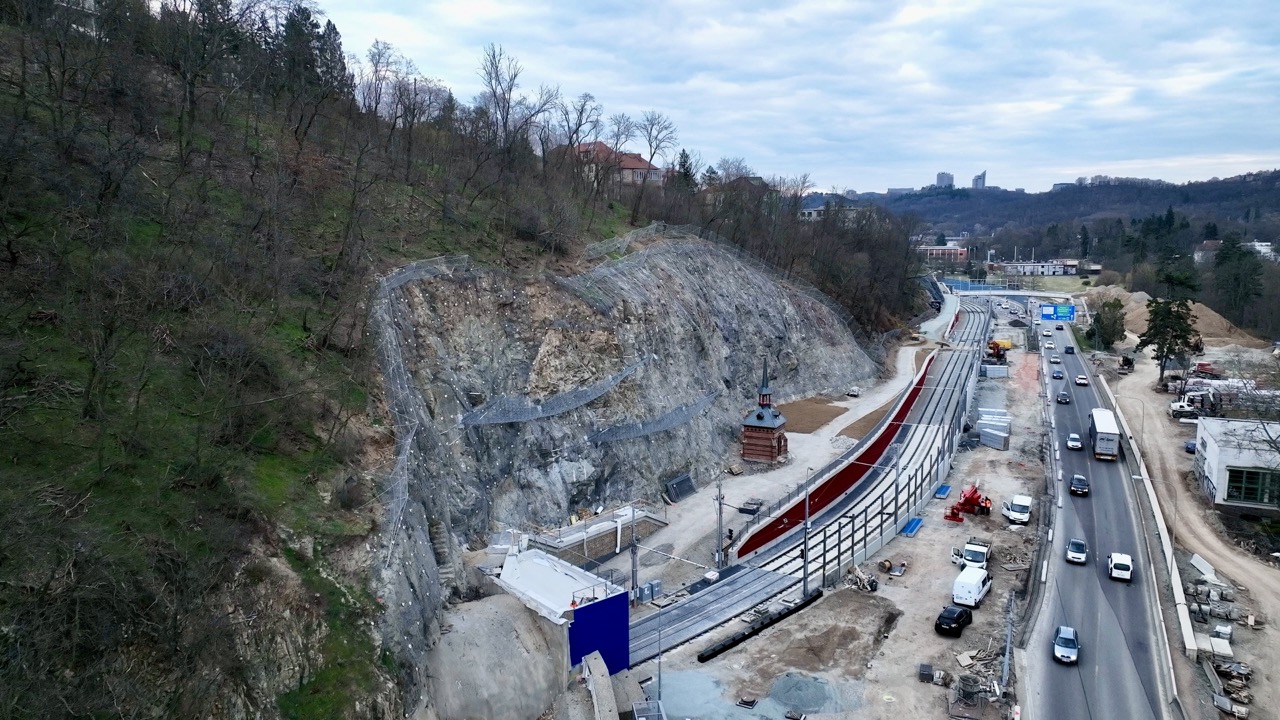 I/42 VMO Brno, Žabovřeská, sanace svahů - Inženýrské stavby