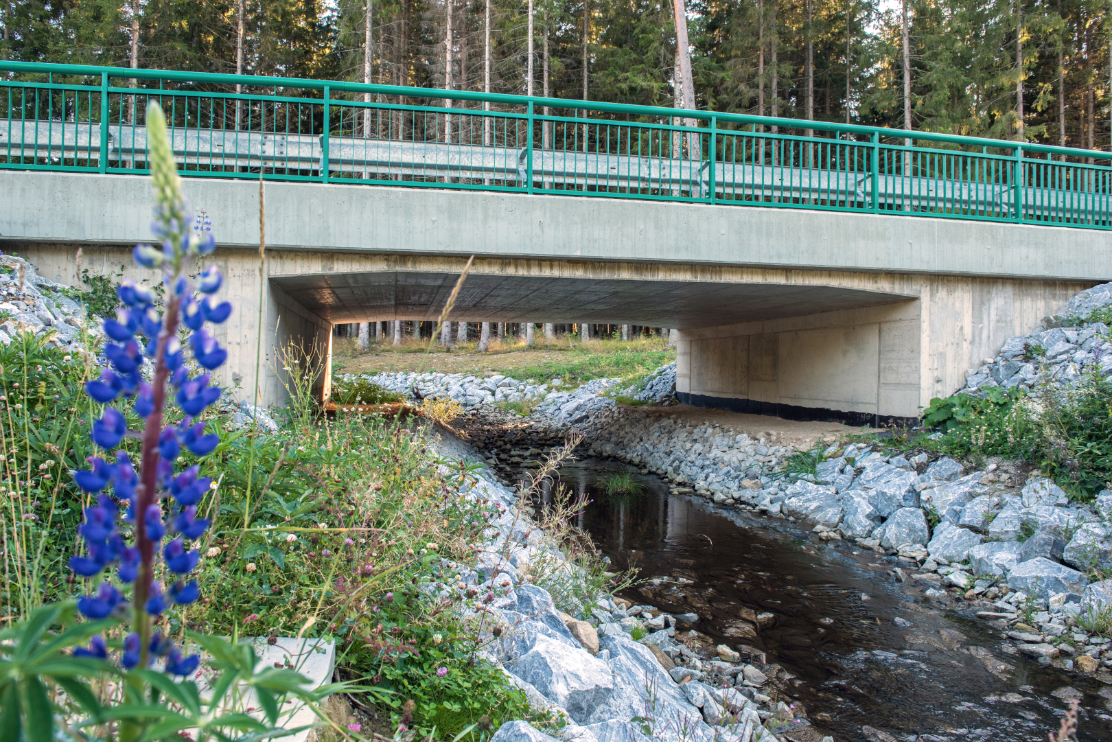 Zadní Zvonková – modernizace přístupu k hraničnímu přechodu CZ/AT - Stavby silnic a mostů