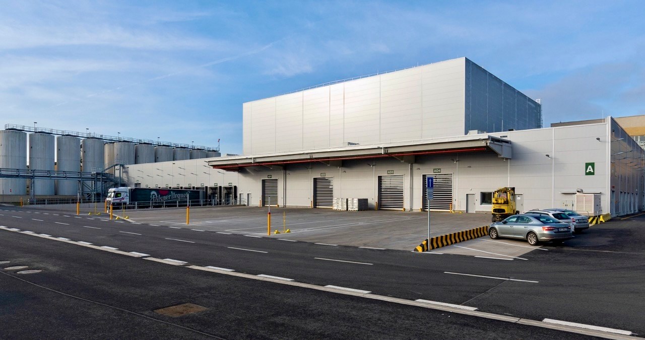 Automatizovaný sklad Plzeňského Prazdroje - Pozemní stavby Automatizovaný sklad Plzeňského Prazdroje - Pozemní stavby