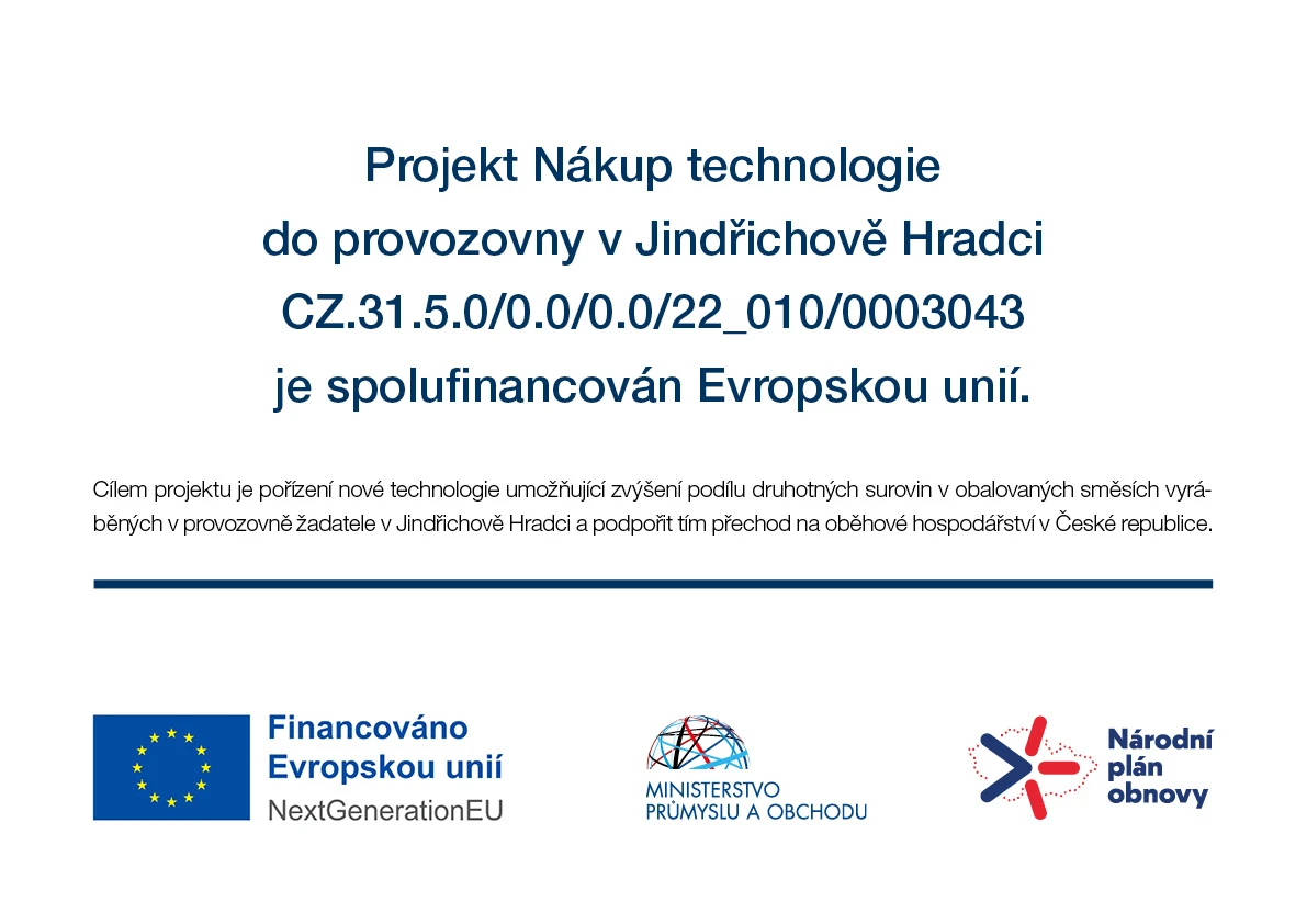EU Obalovna JH Cedule