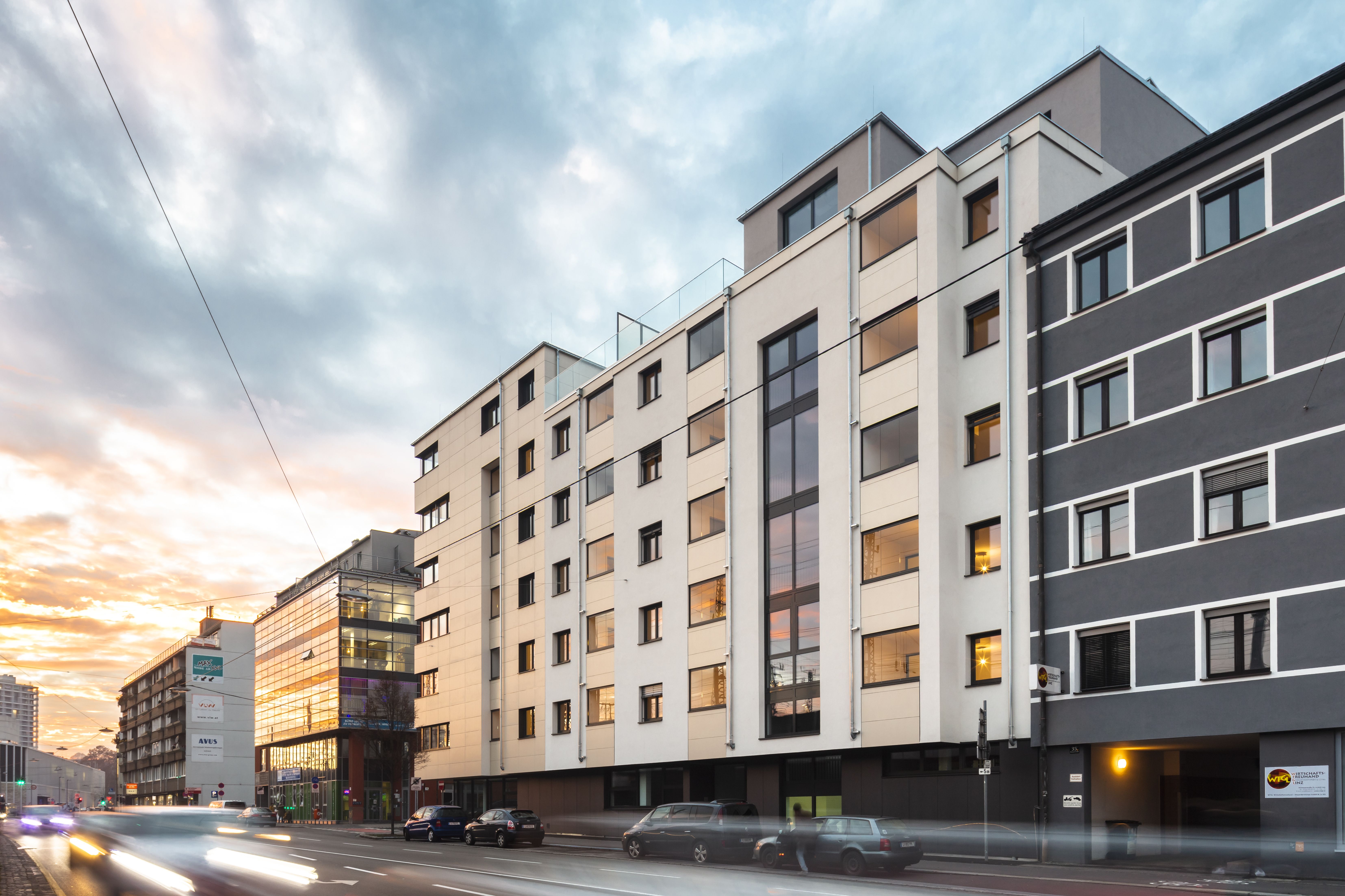 Neubau Wohnanlage Schubertstraße 47 - 49, 4020 Linz - Pozemní stavby