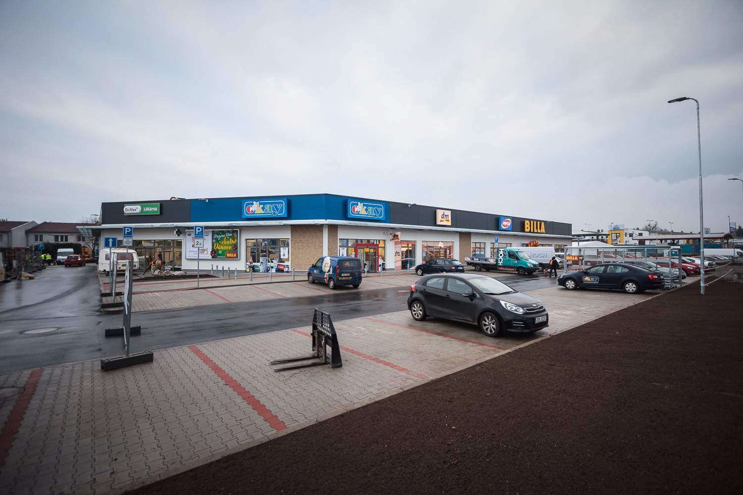Vestec – Retail Park - Pozemní stavby