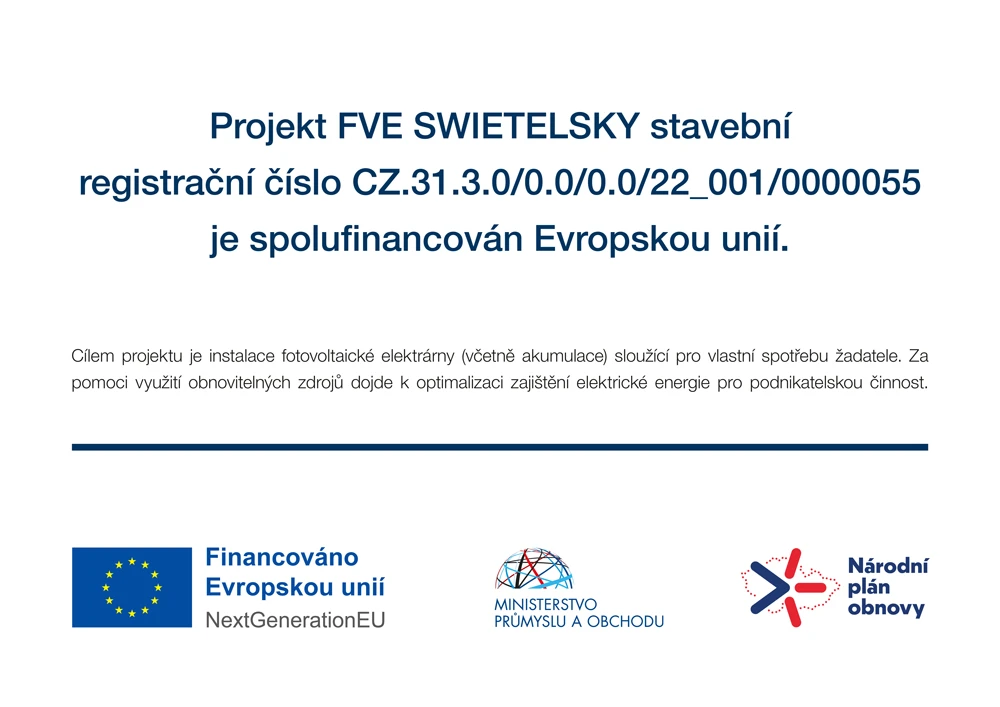 EU FVE Ceske Budejovice Cedule