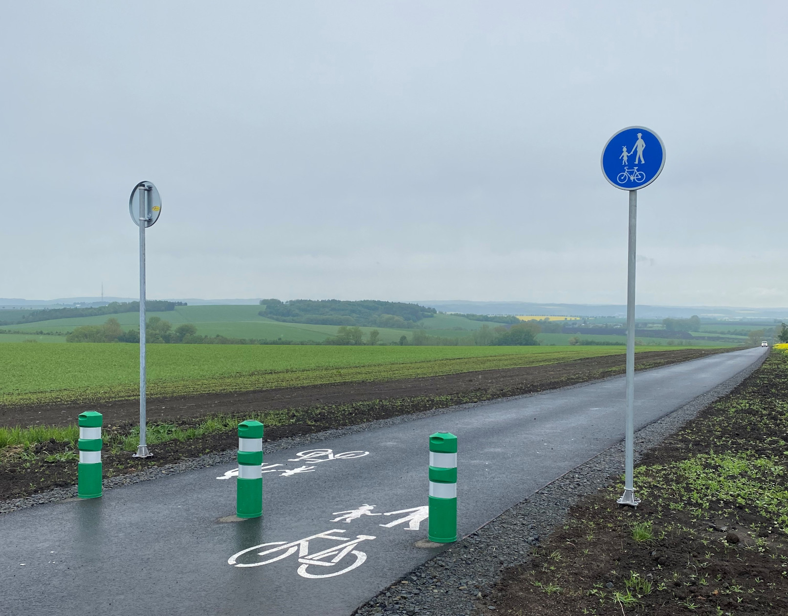 Klenovice na Hané – výstavba cyklostezky - Stavby silnic a mostů